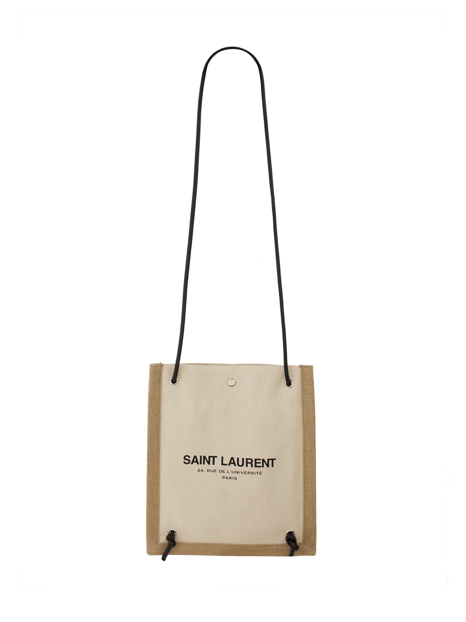 Saint Laurent saint laurent logo print shoulder bag backpack