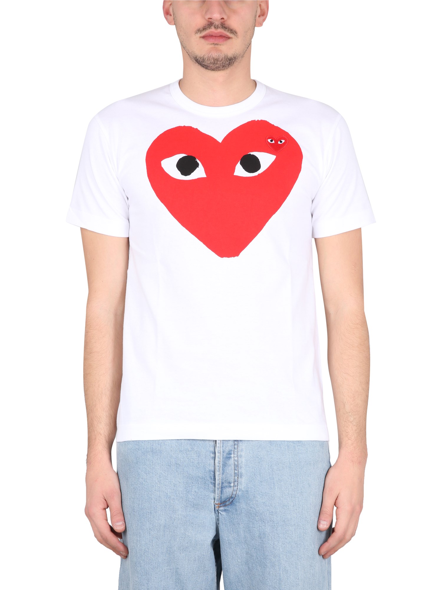 Comme Des Garçons Play comme des garcons play t-shirt with logo patch