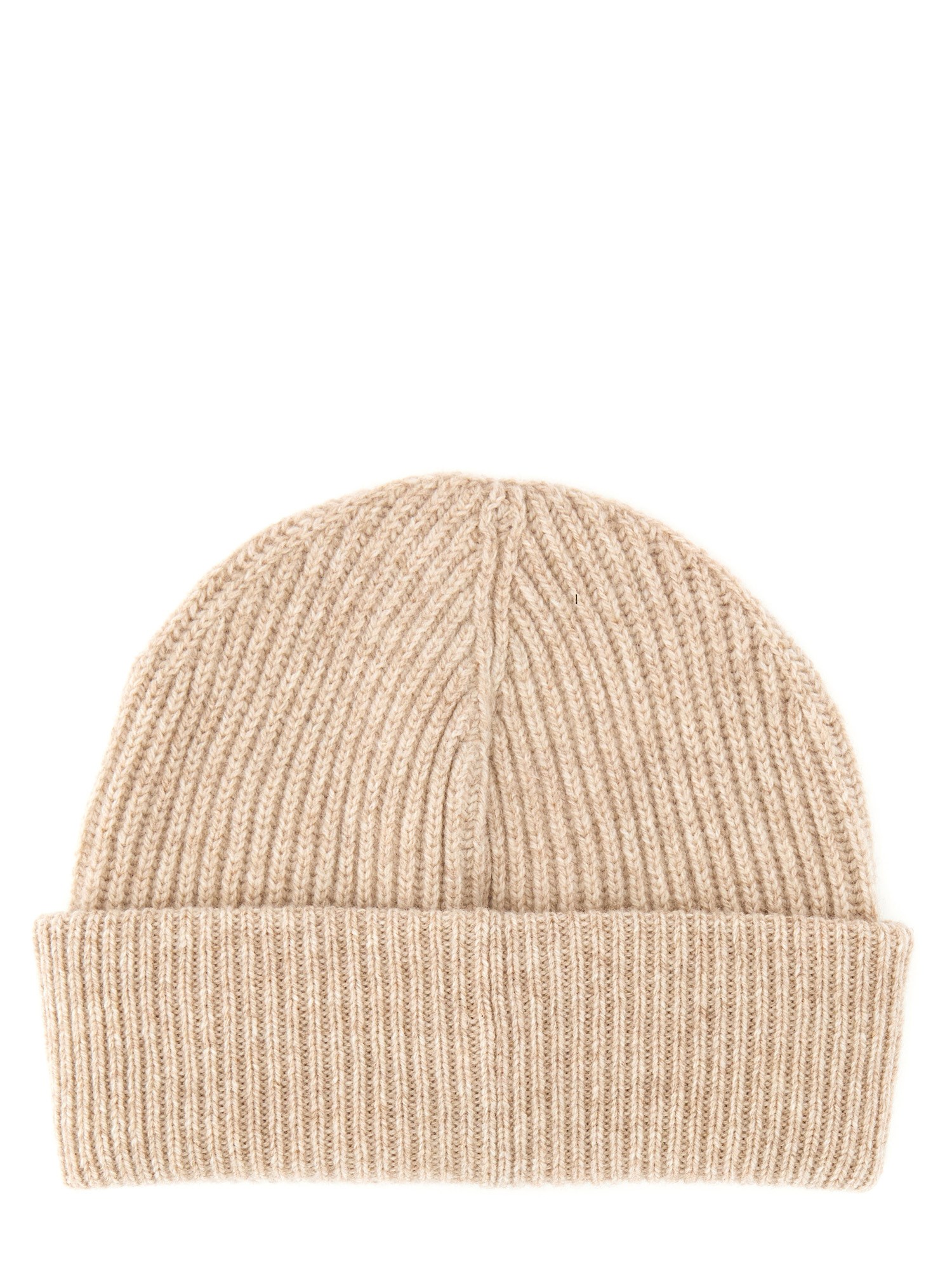 Ganni ganni ribbed beanie hat