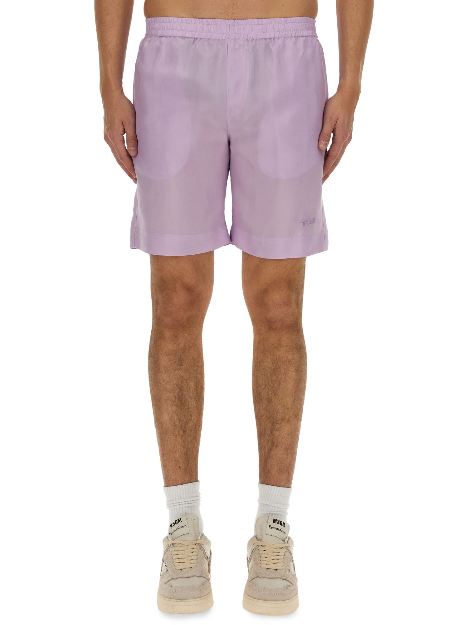 Msgm msgm short with logo