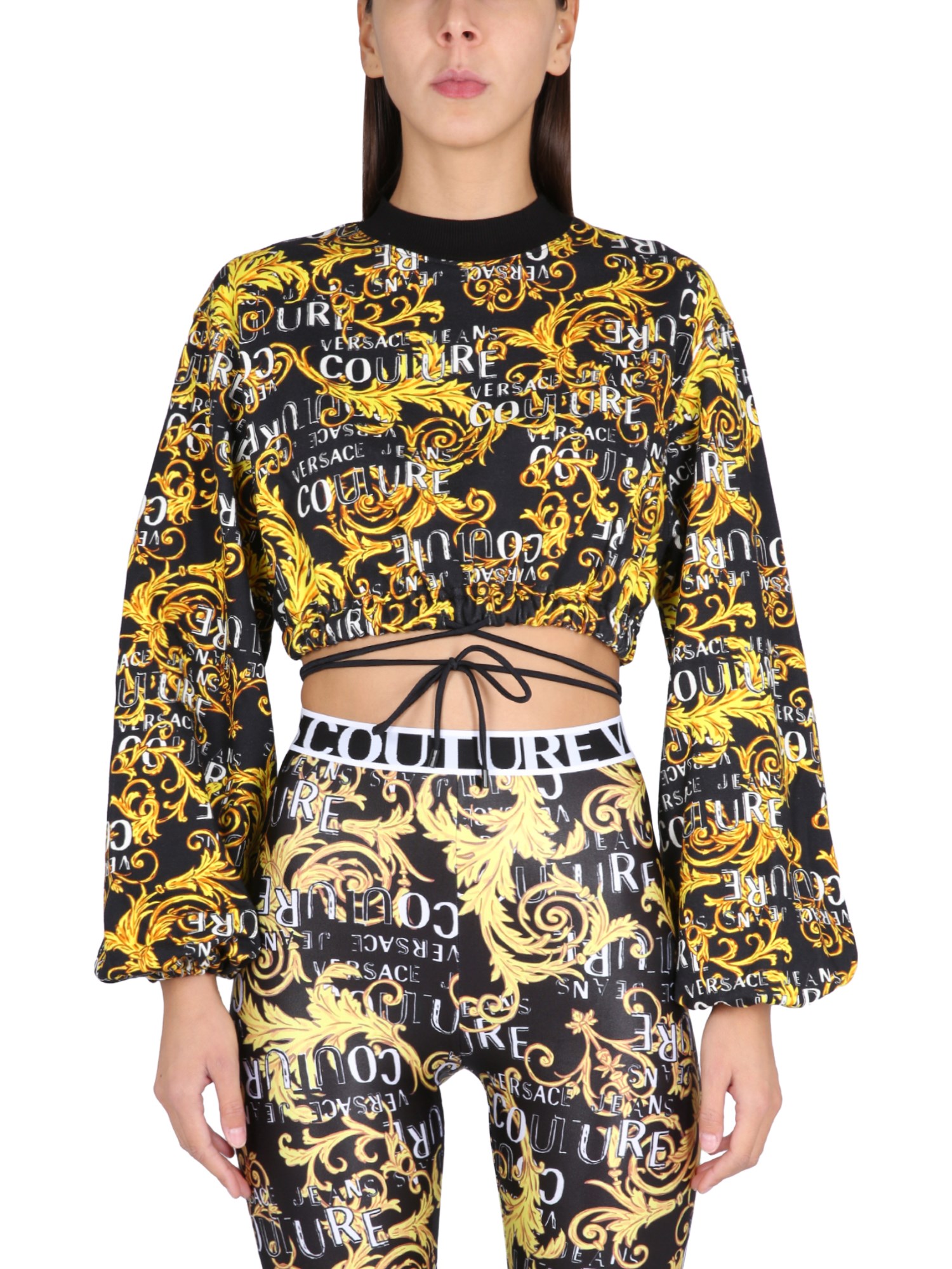 Versace Jeans Couture versace jeans couture cropped sweatshirt