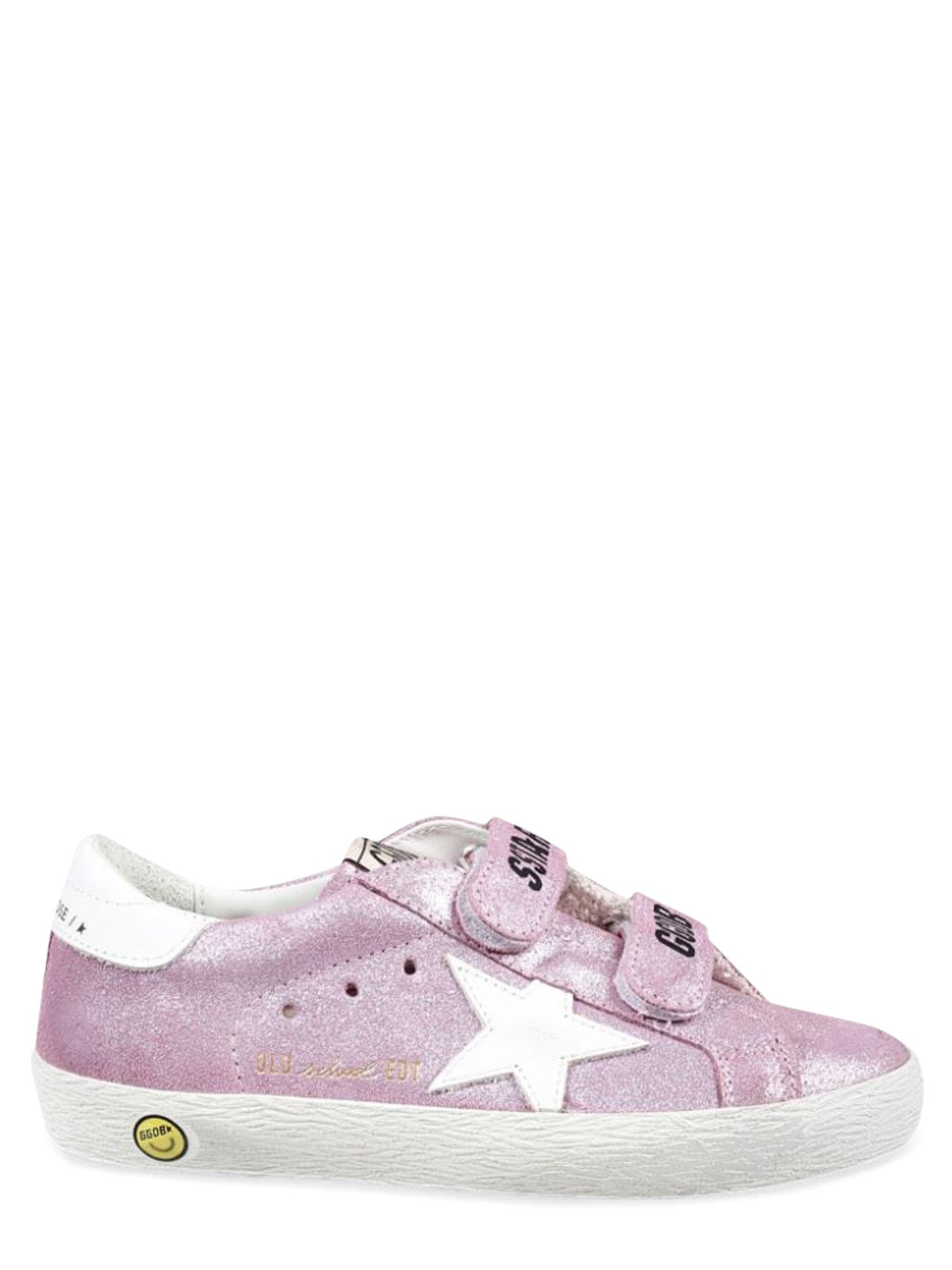 Golden Goose golden goose old school glitter upper leather star and heel