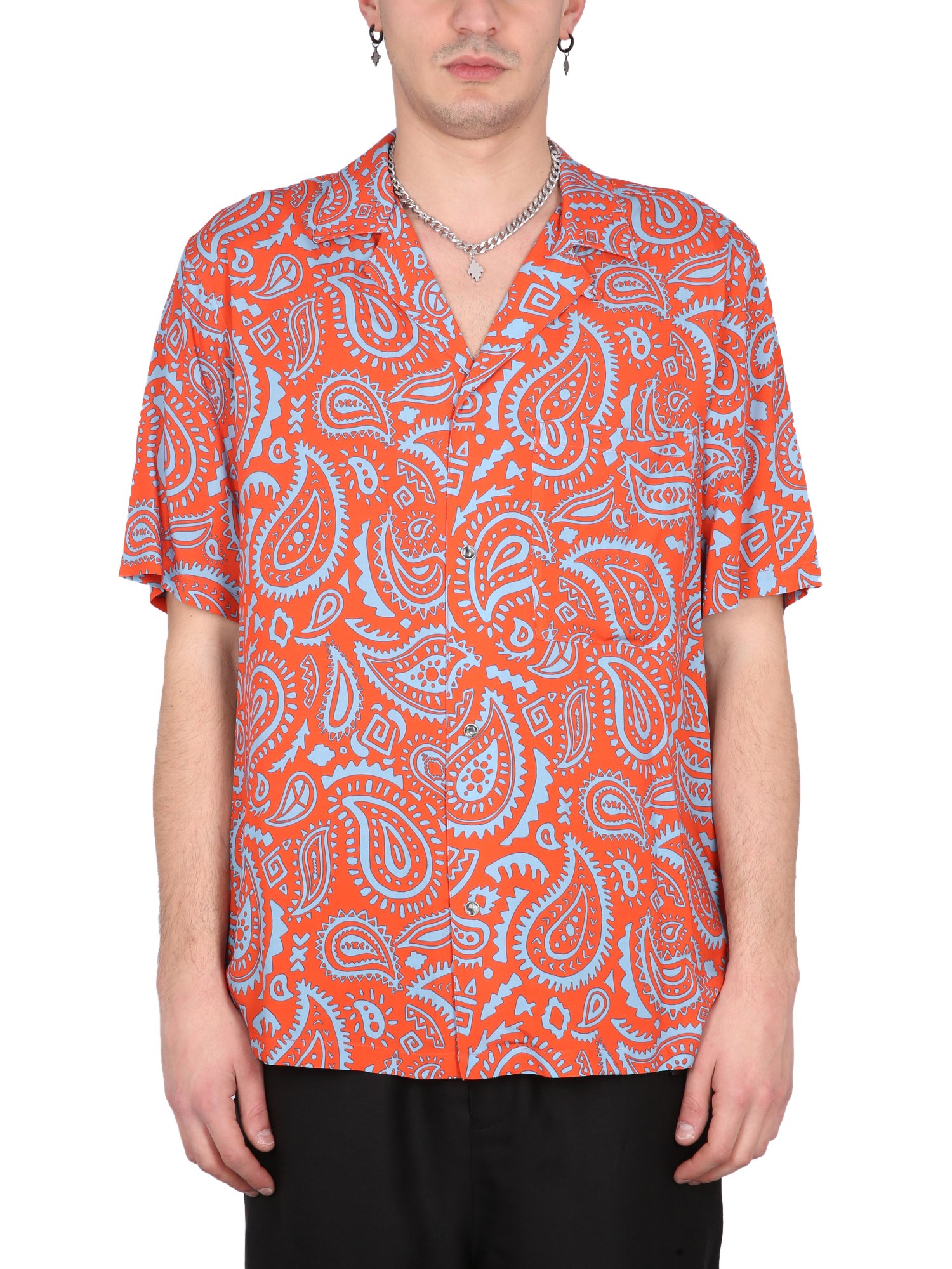 Marcelo Burlon County Of Milan marcelo burlon county of milan paisley hawaii shirt