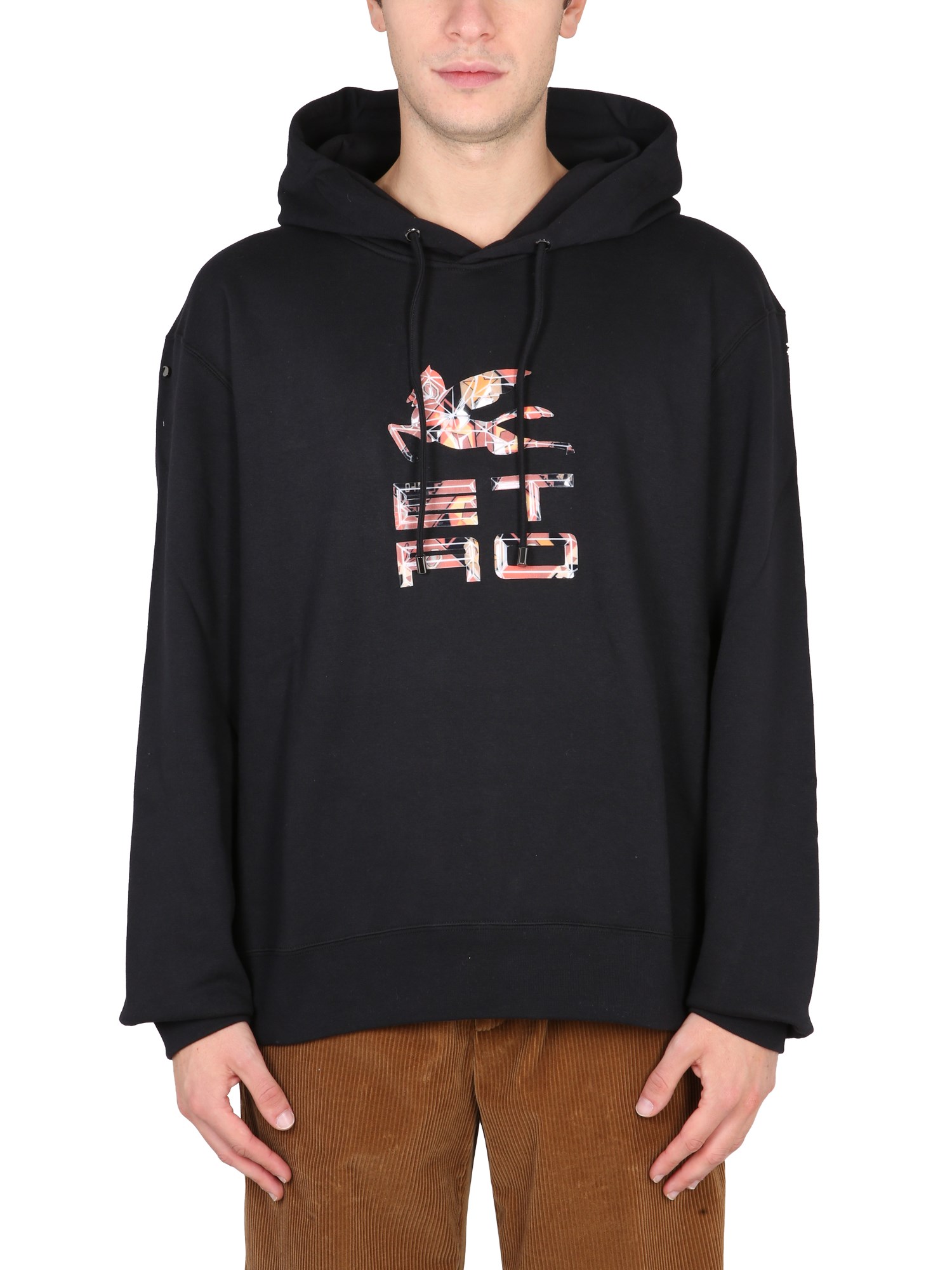 Etro etro sweatshirt with logo patch