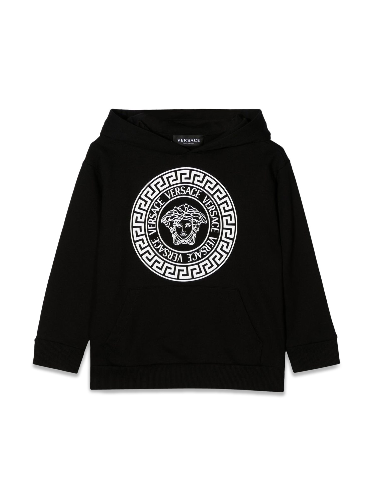 Versace versace logo hoodie with medusa