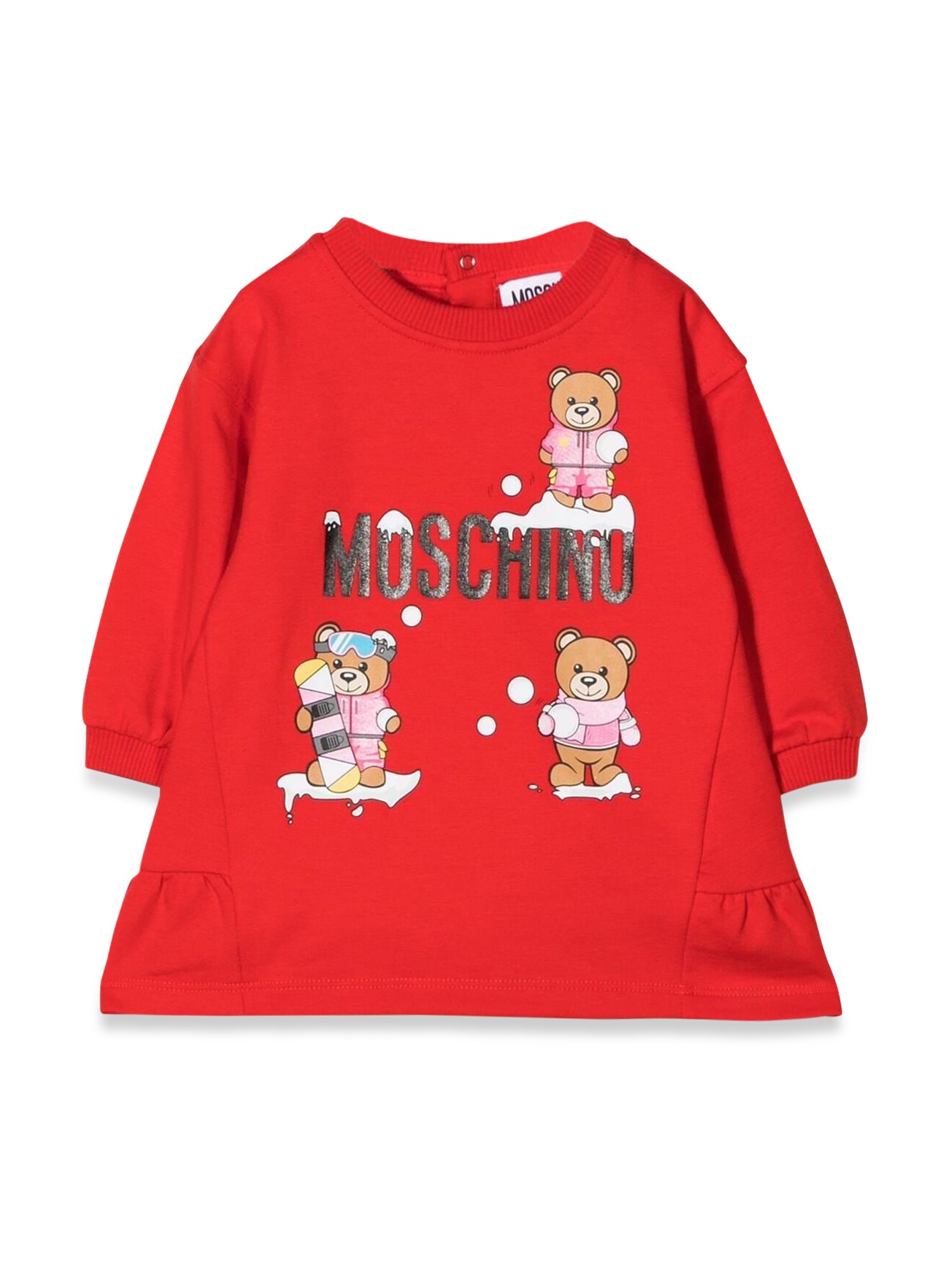 Moschino moschino m/l logo dress and teddy bears with gift box