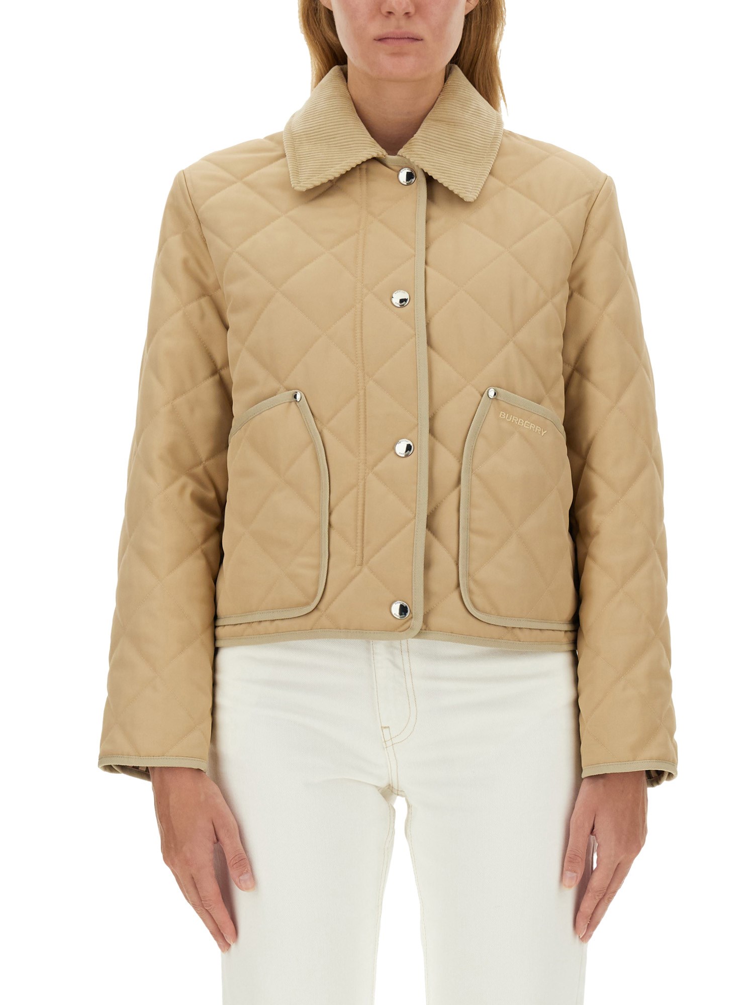 Burberry burberry jacket with logo