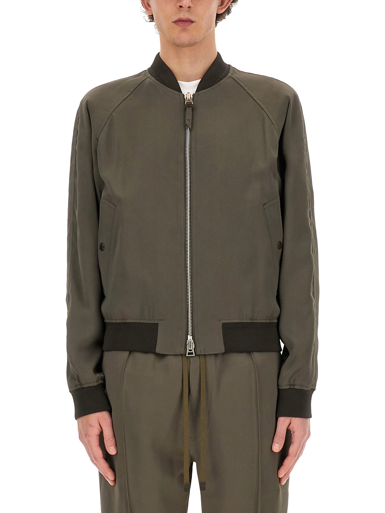 Tom Ford tom ford bomber with zip