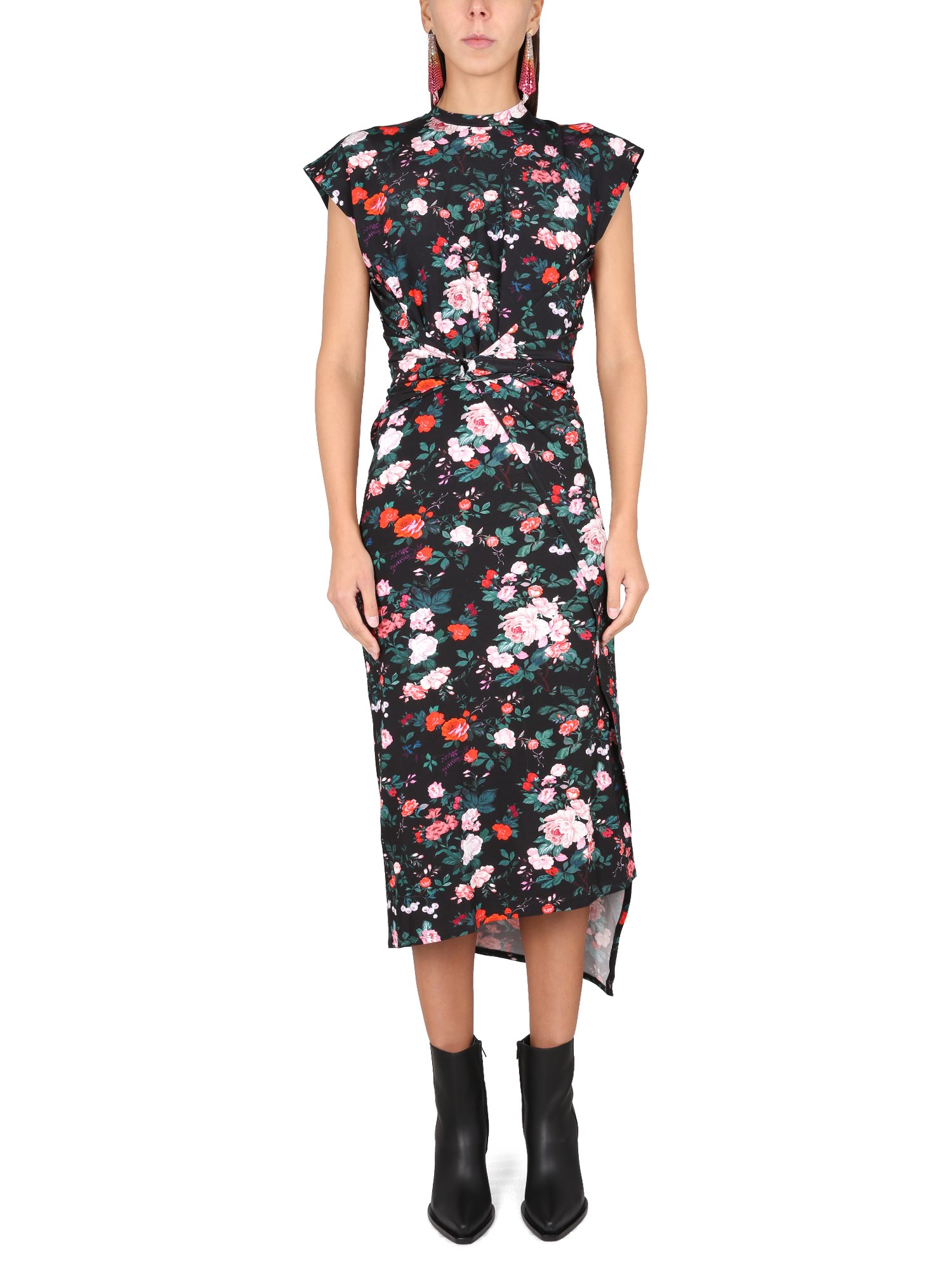 paco rabanne paco rabanne floral dress