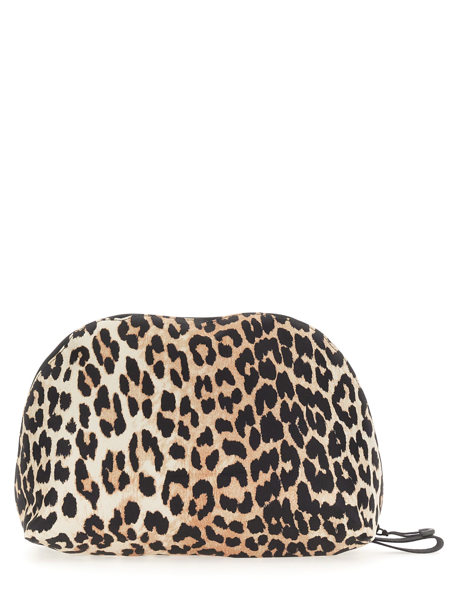 Ganni ganni clutch leopard large