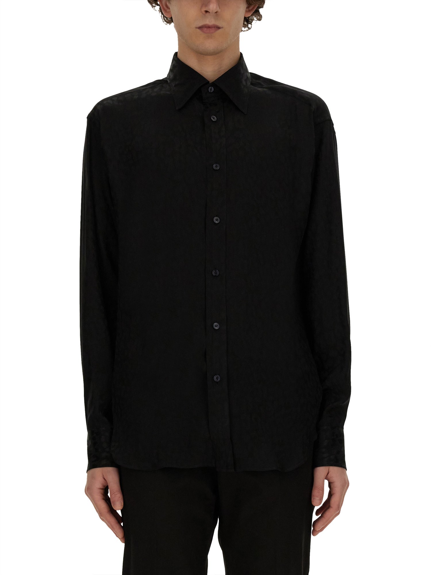 Tom Ford tom ford spotted print shirt