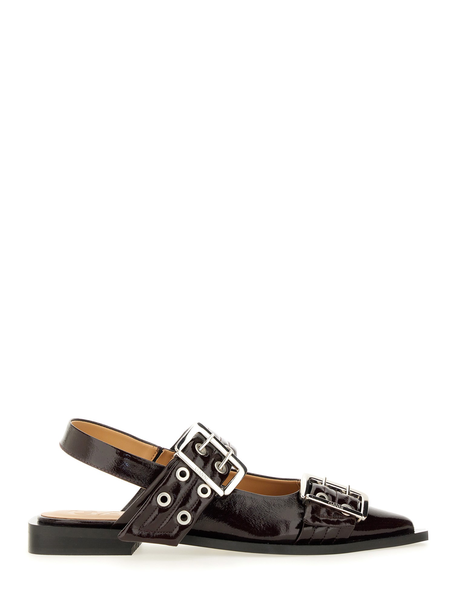 Ganni ganni ballerina with buckle