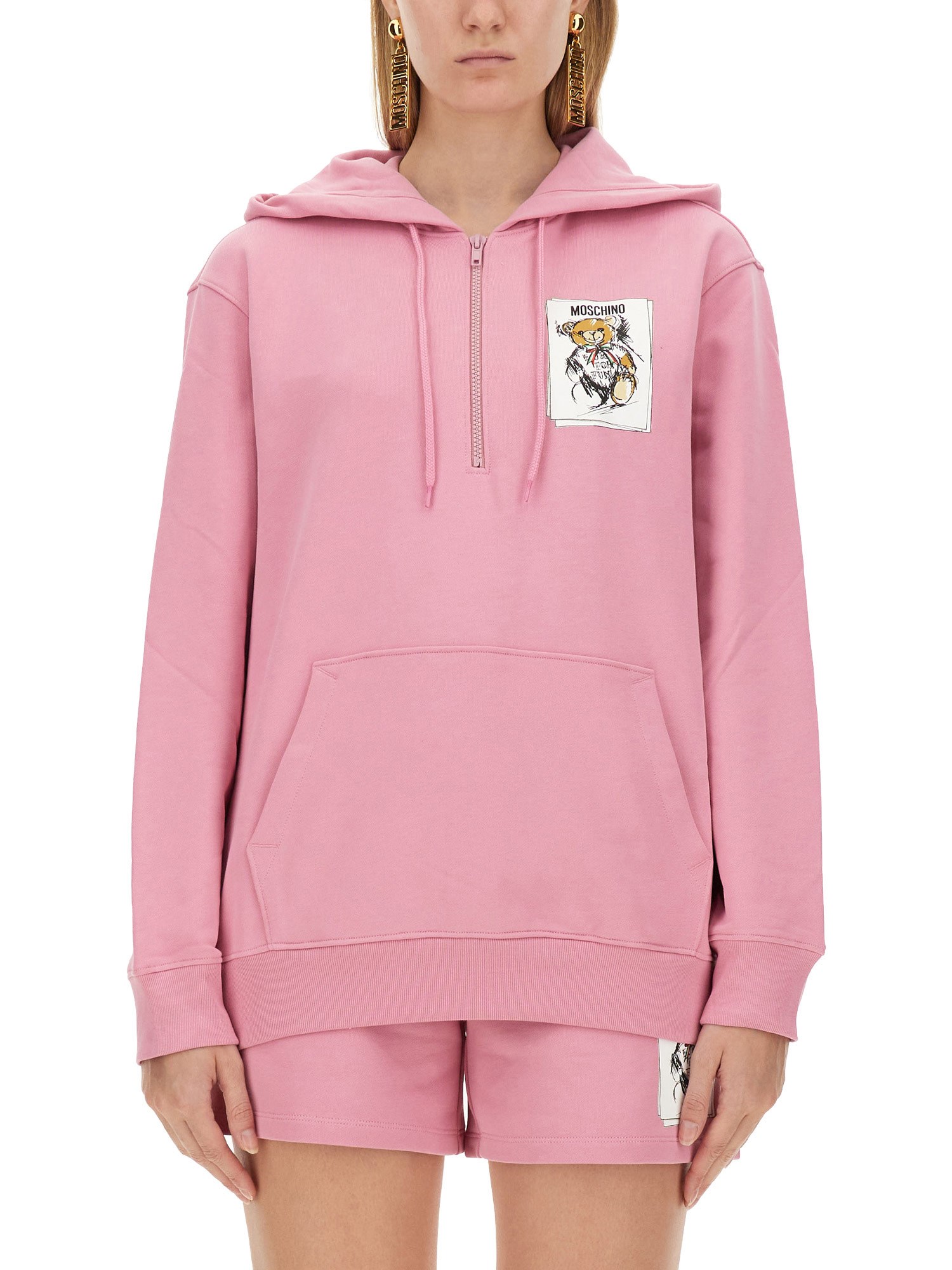 Moschino moschino sweatshirt with logo print