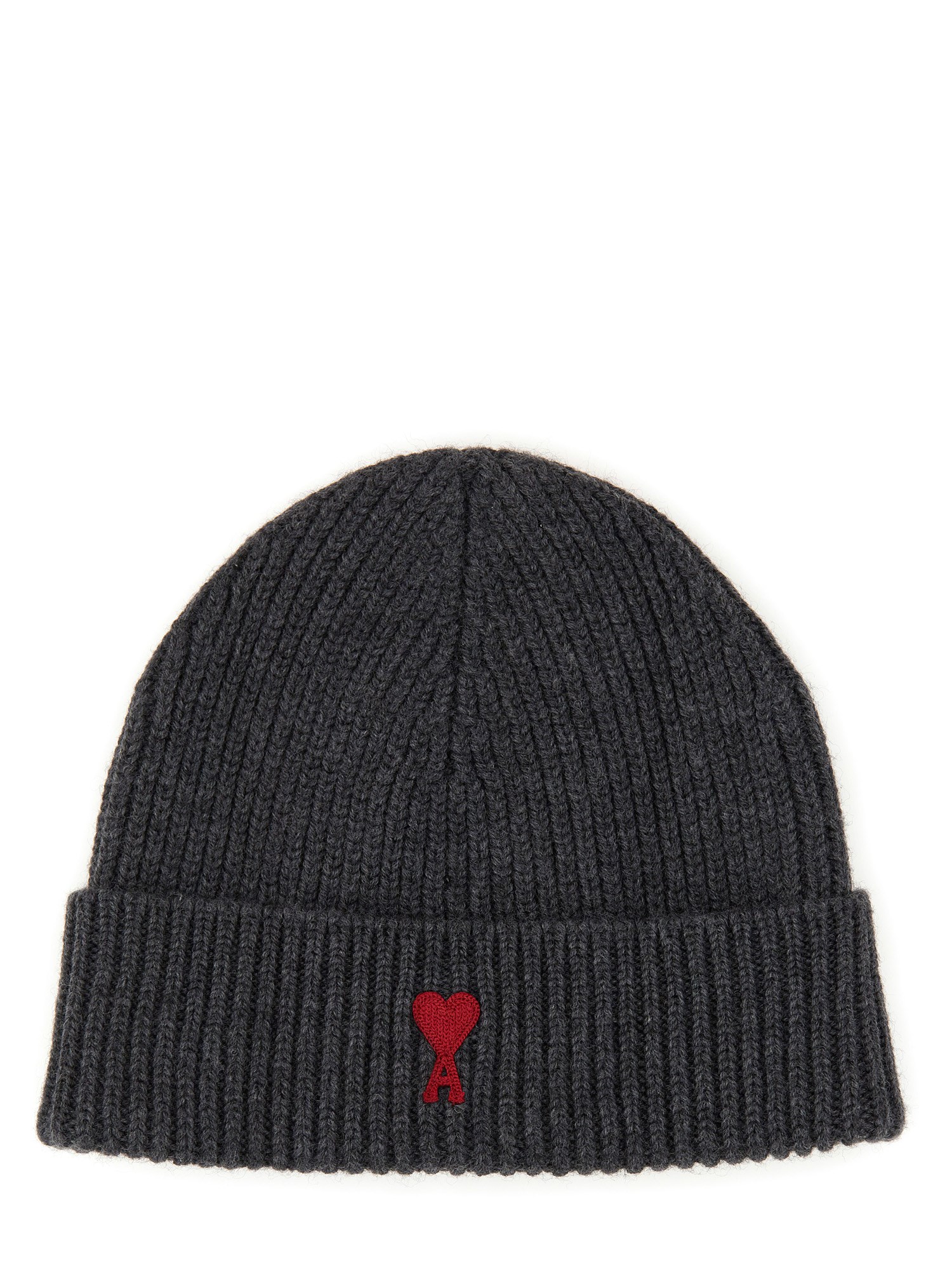 Ami Paris ami paris beanie hat with logo