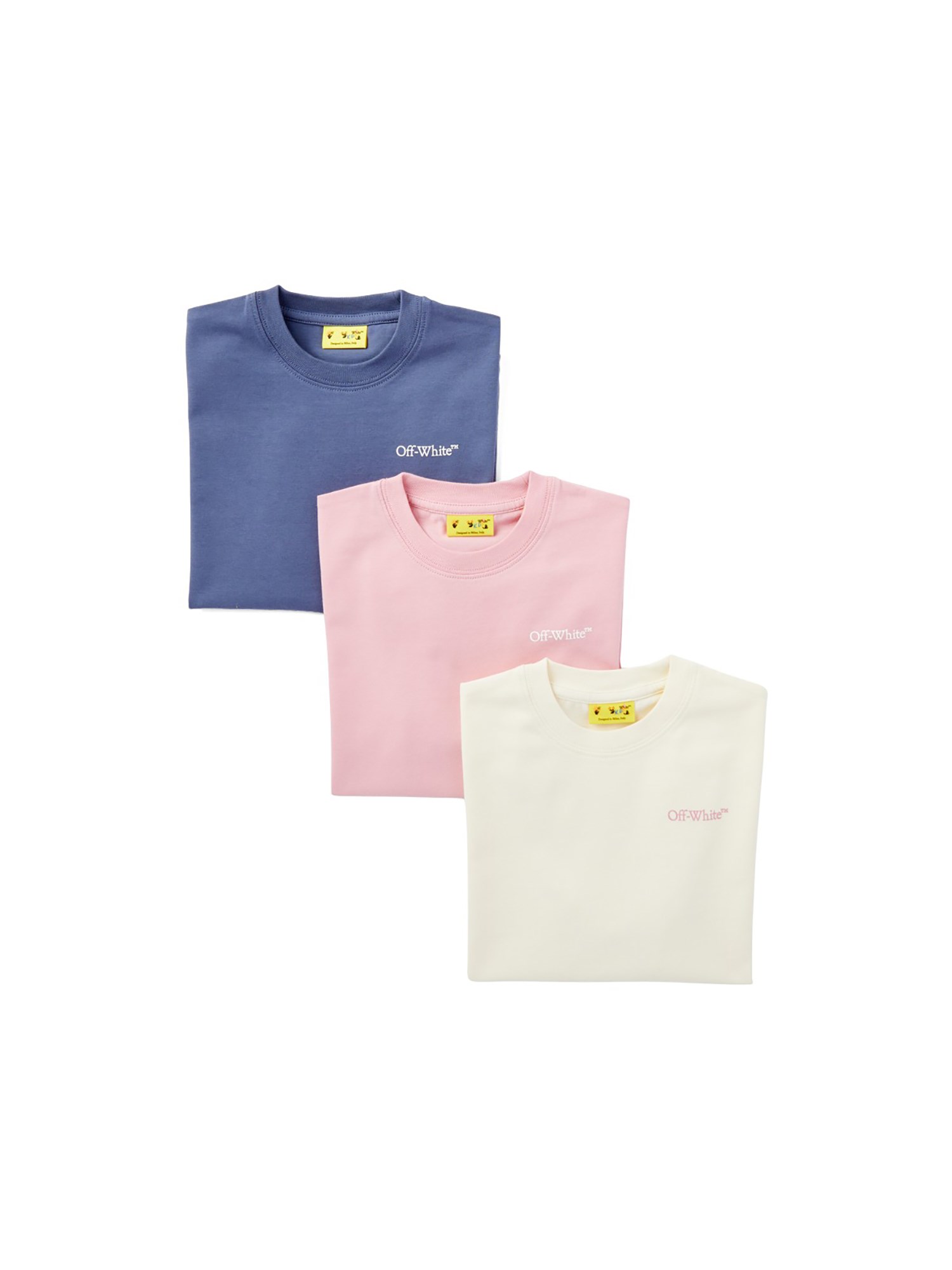 OFF-WHITE off-white bookish 3-pack tee shirt