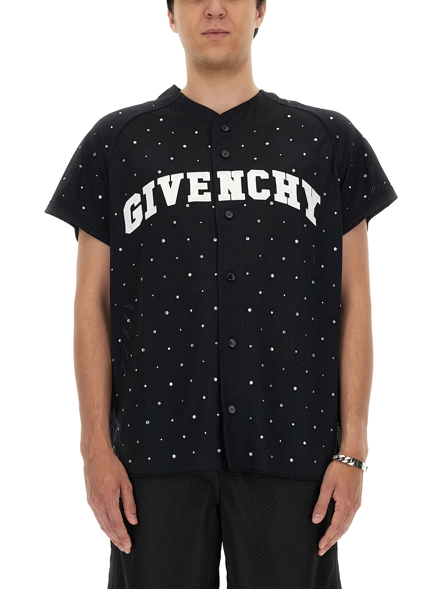 Givenchy givenchy oversized baseball shirt