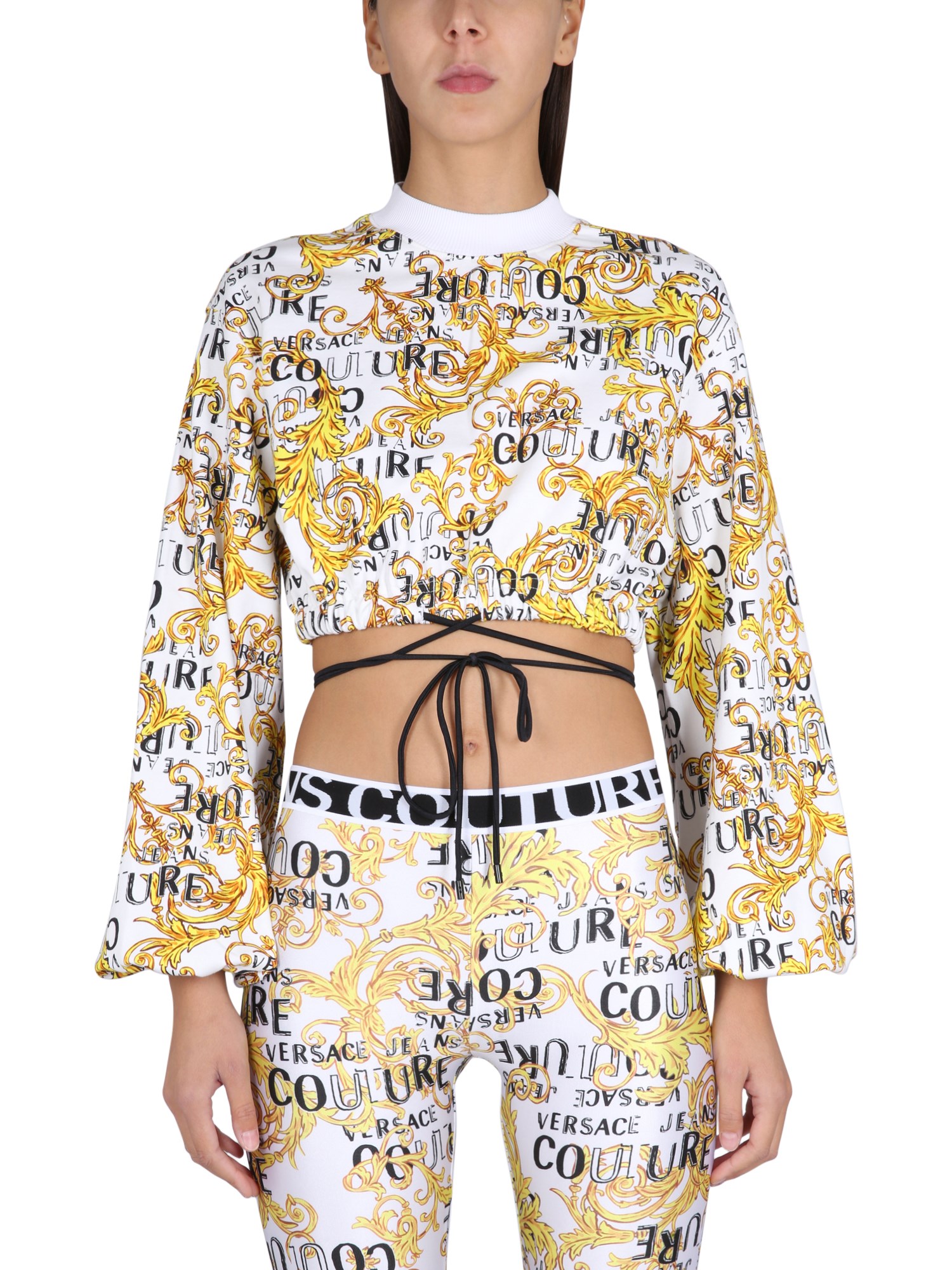 Versace Jeans Couture versace jeans couture cropped sweatshirt