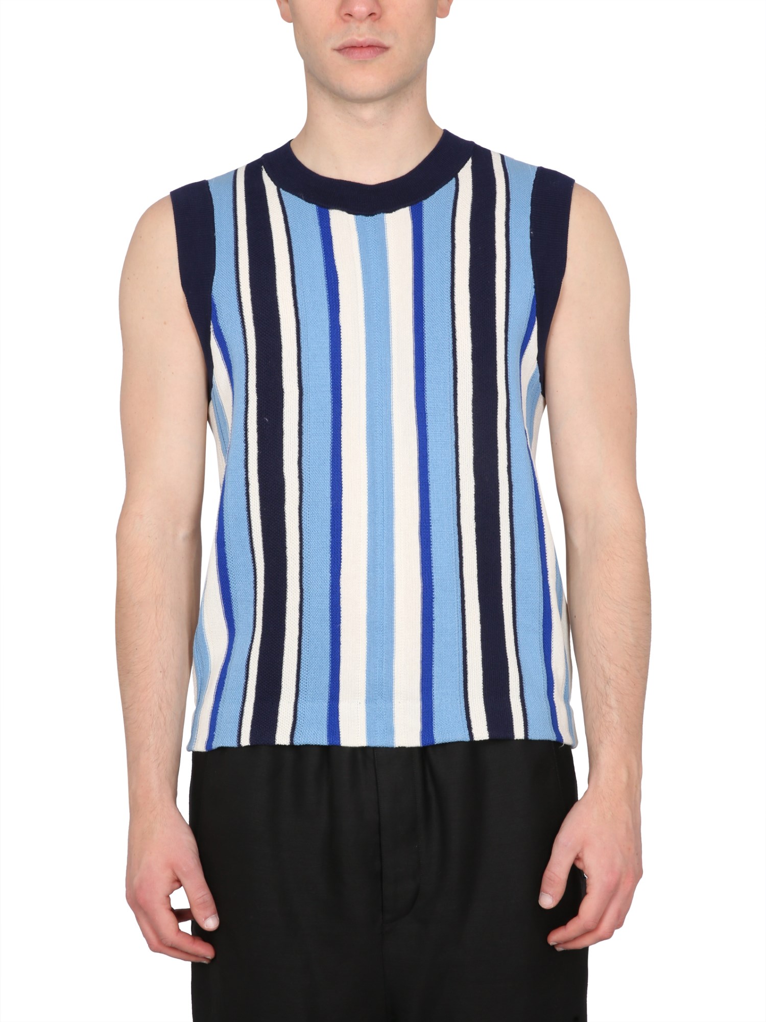 Wales Bonner wales bonner vest with stripe pattern