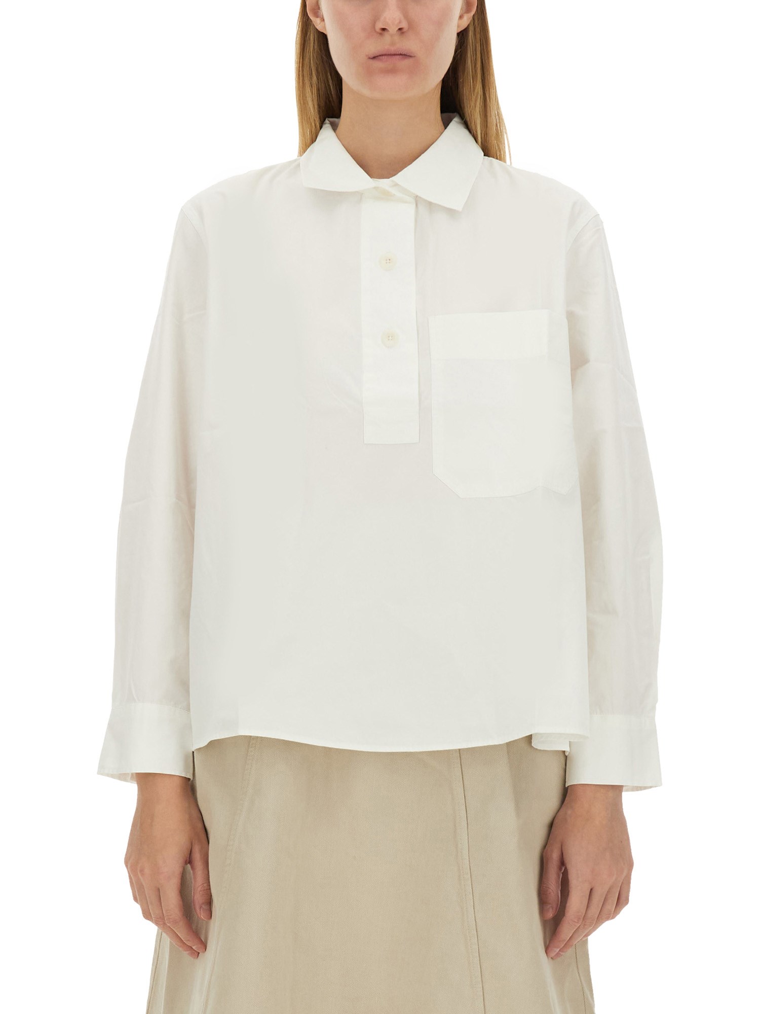 margaret howell margaret howell t-shirt with maxi pocket