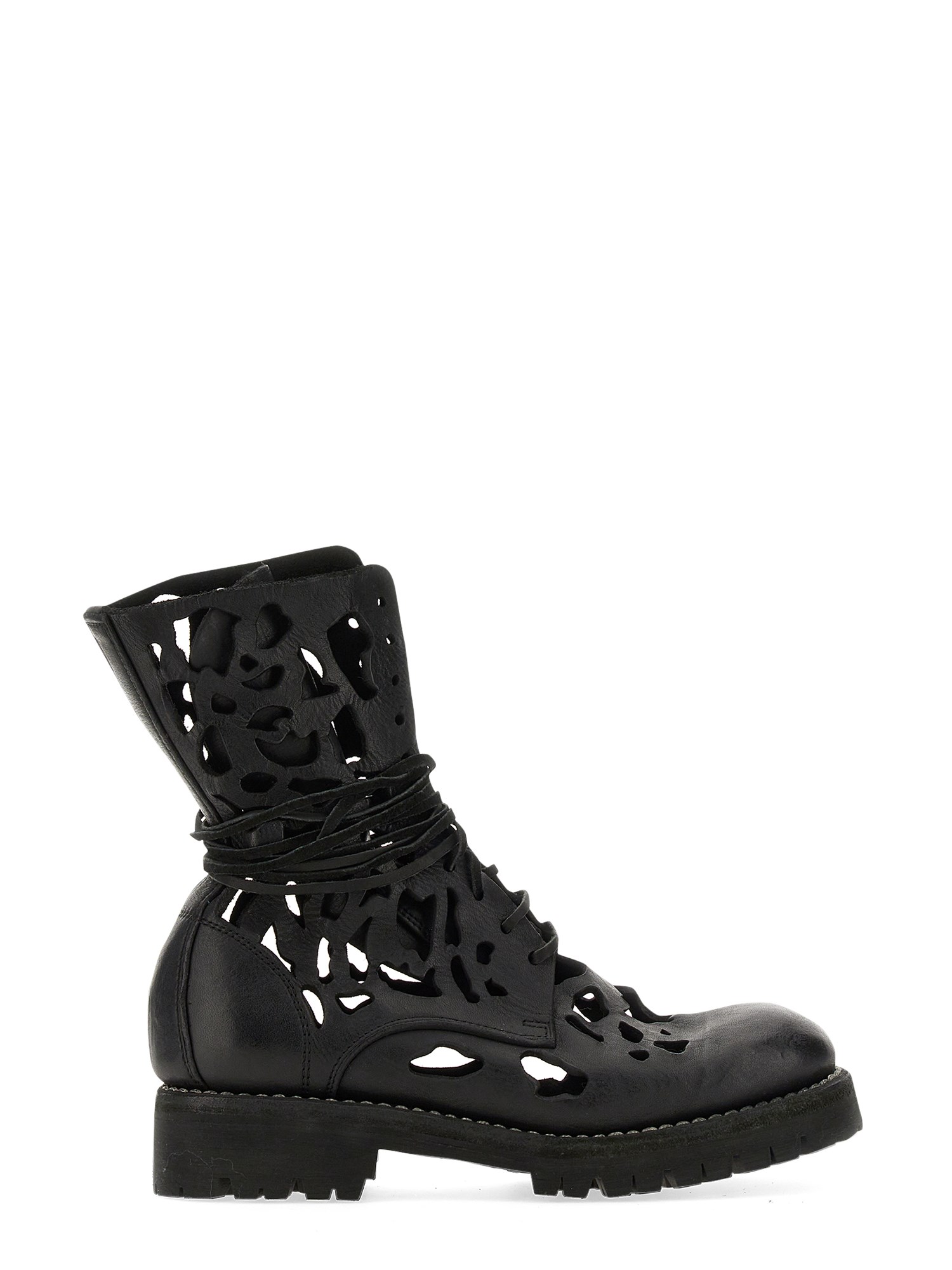 Guidi guidi ankle boot with cut out details