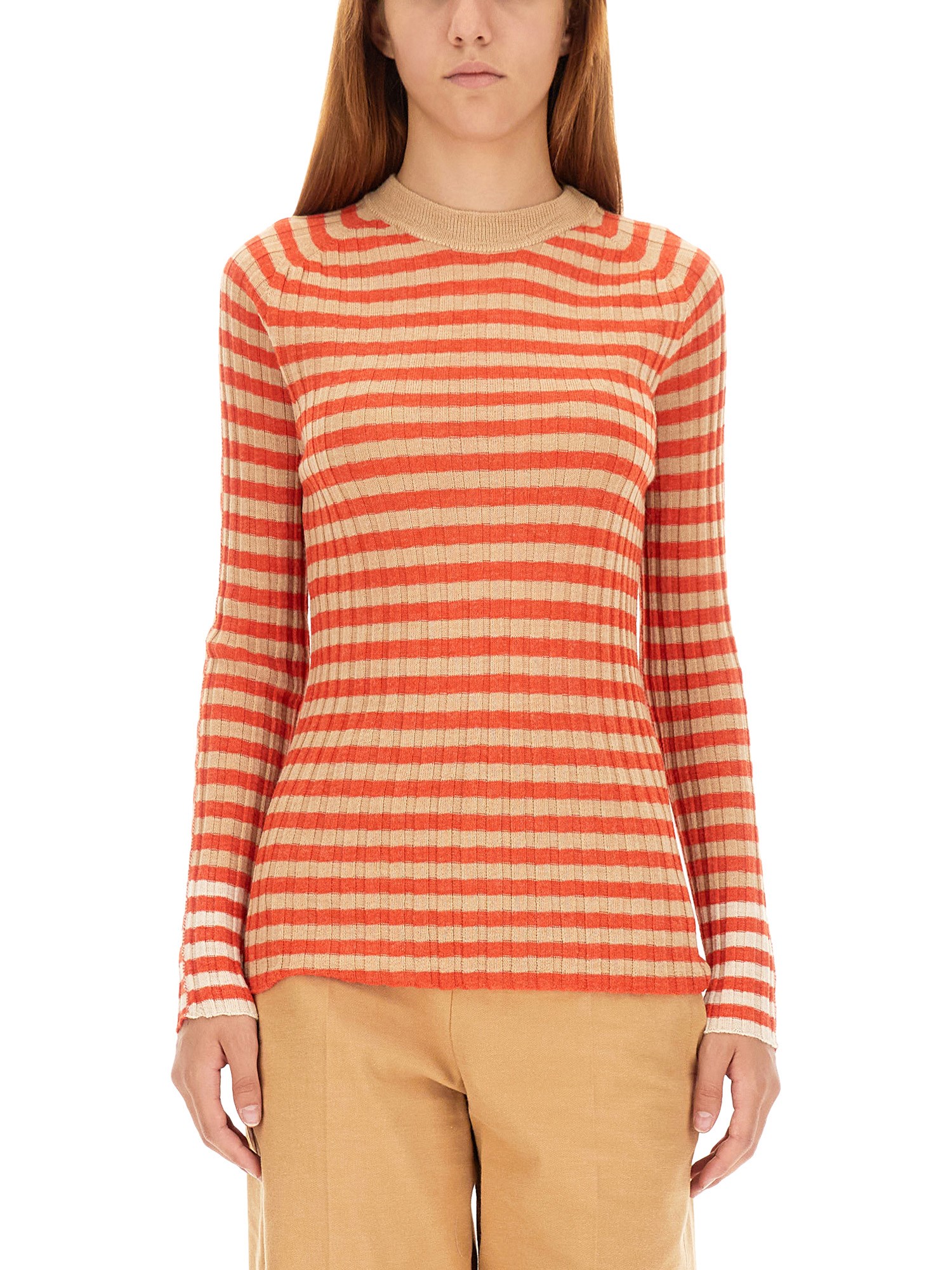 Alysi alysi jersey with stripe pattern