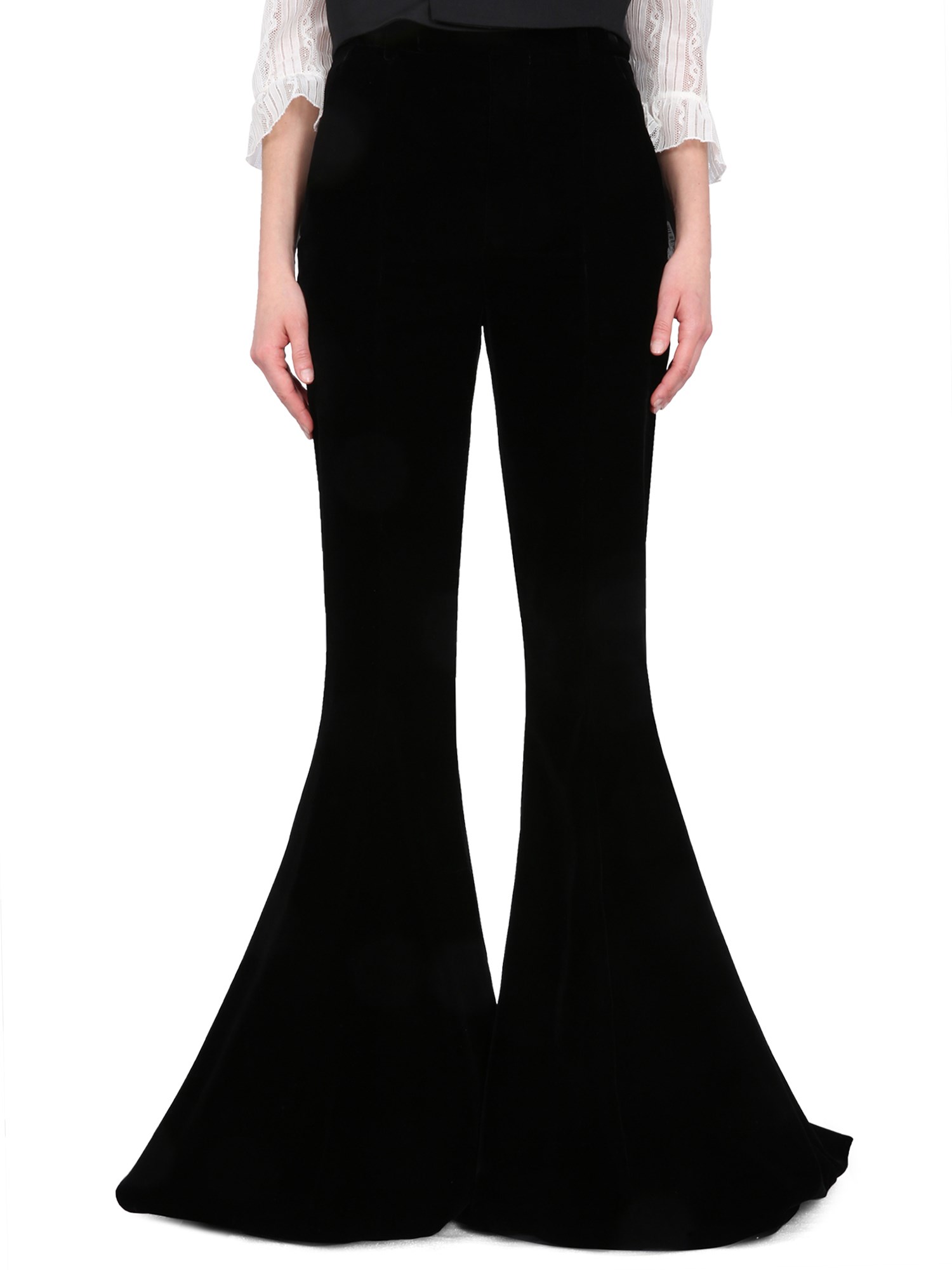 Saint Laurent saint laurent cupro flared pants