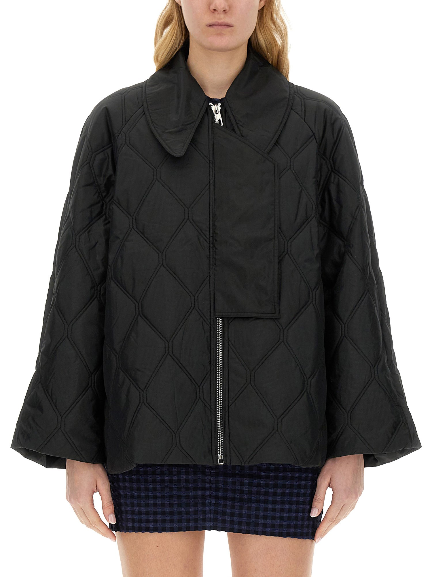 Ganni ganni quilted jacket