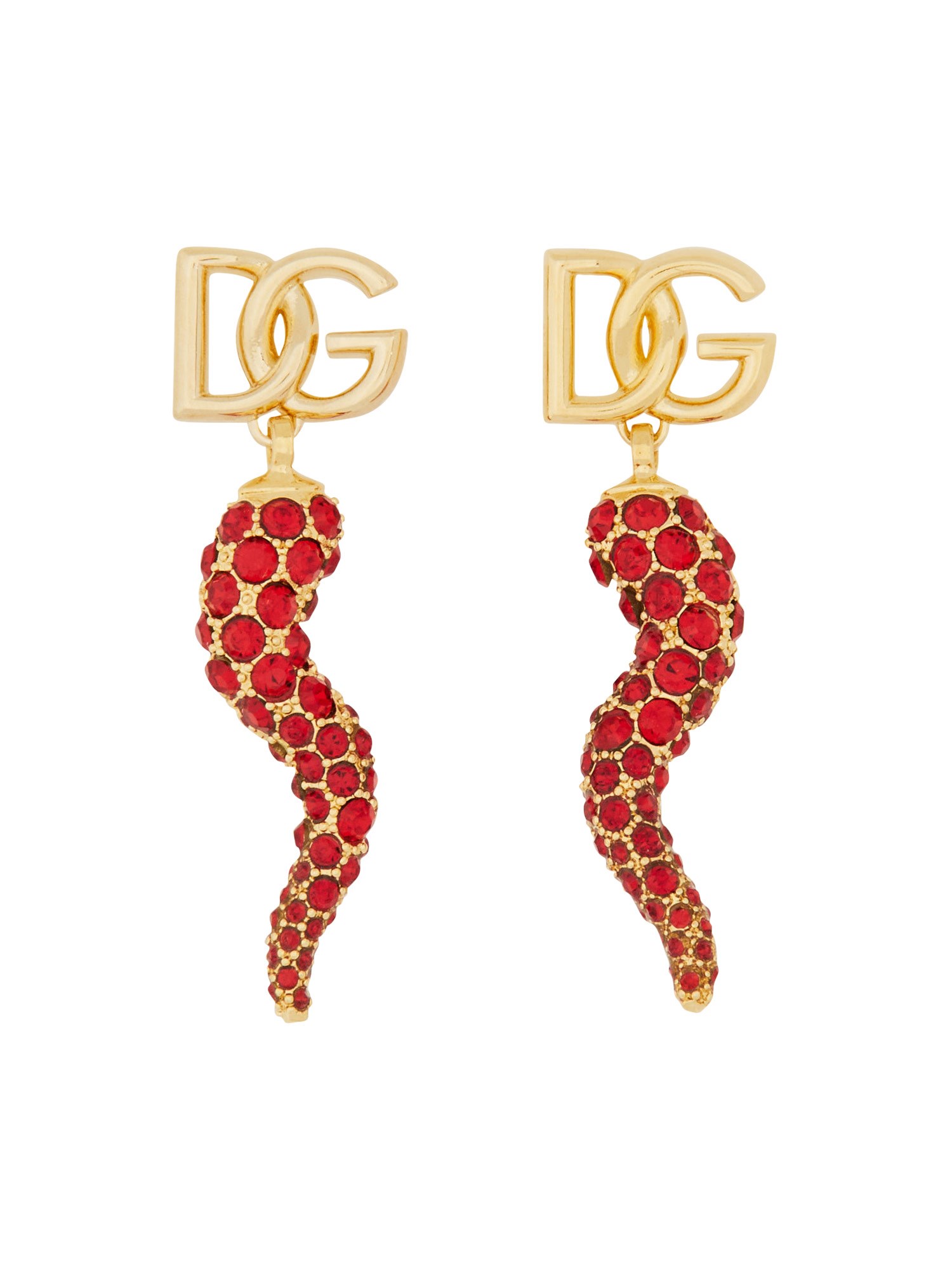 Dolce & Gabbana dolce & gabbana earring with logo and cornet