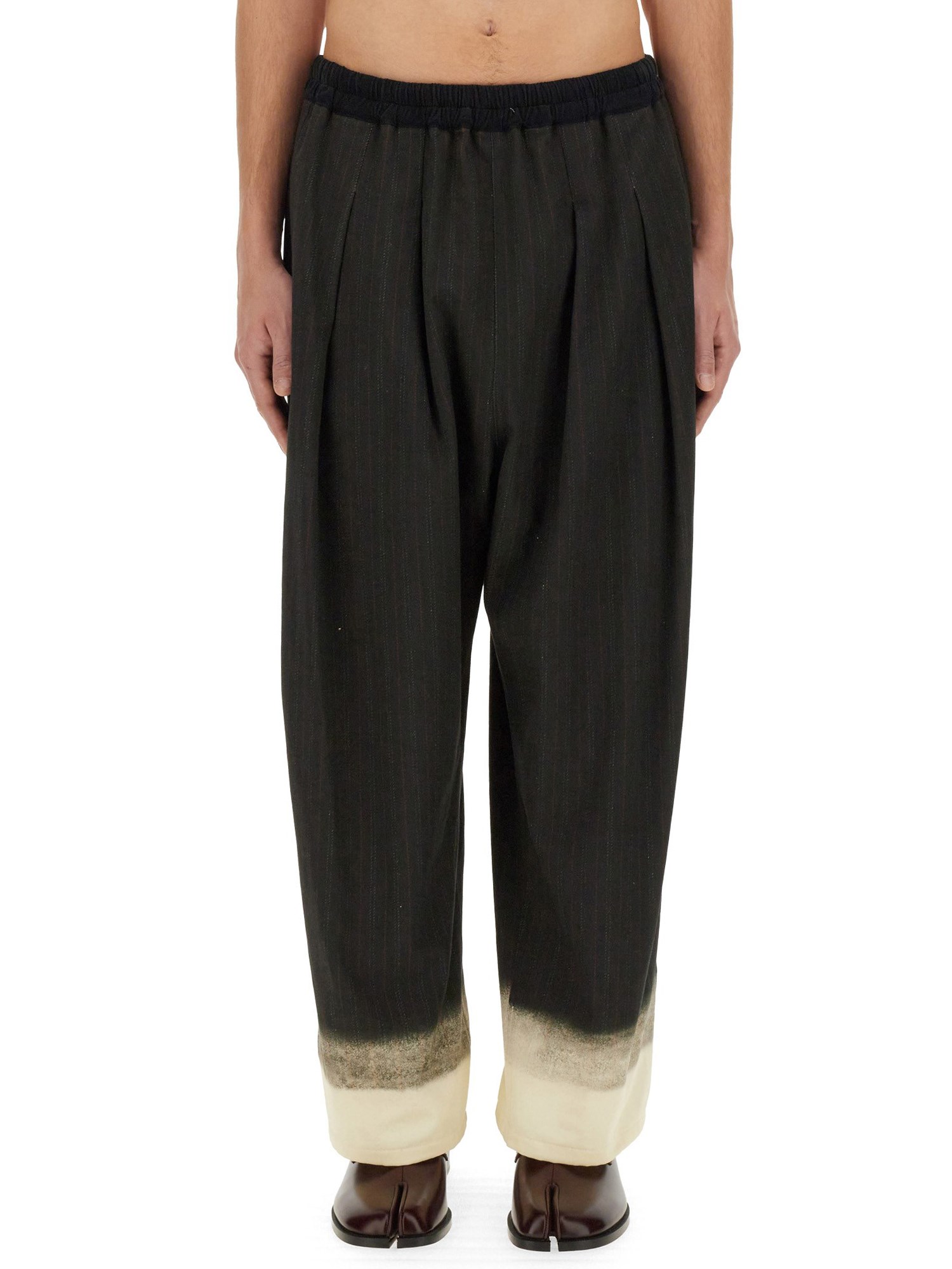 Maison Margiela maison margiela trompe l'oeil pinstripe pants