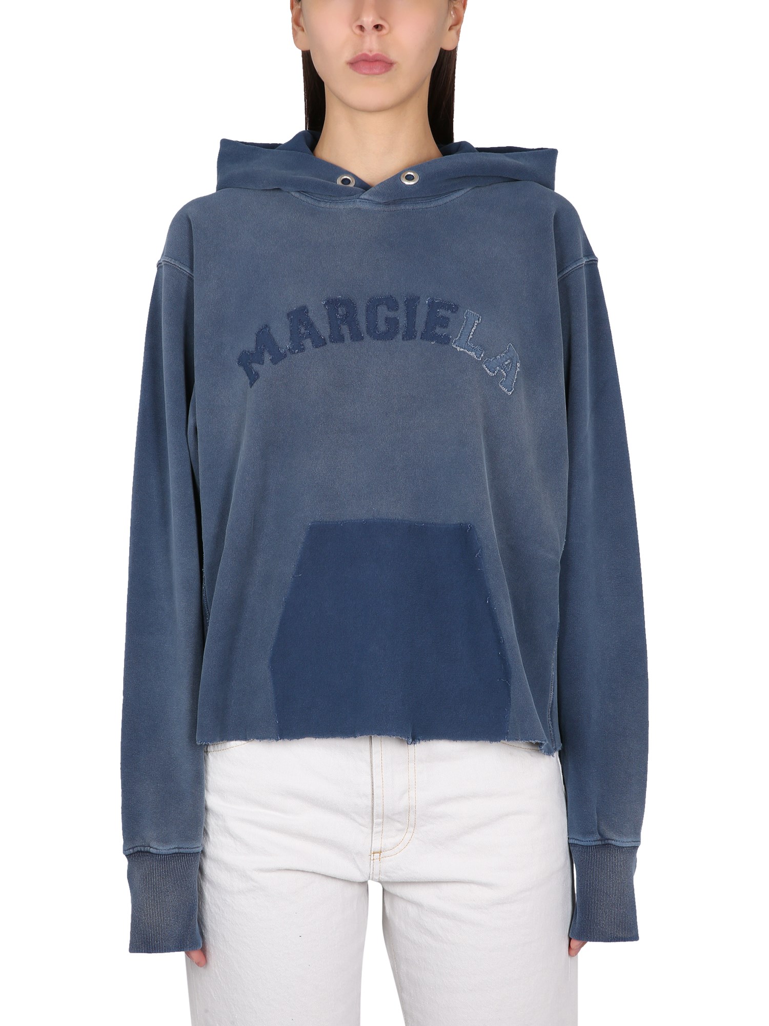 Maison Margiela maison margiela hooded sweatshirt with logo