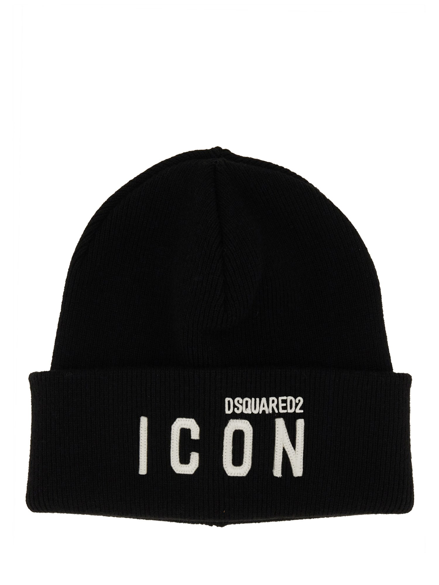 dsquared dsquared "be icon" beanie hat