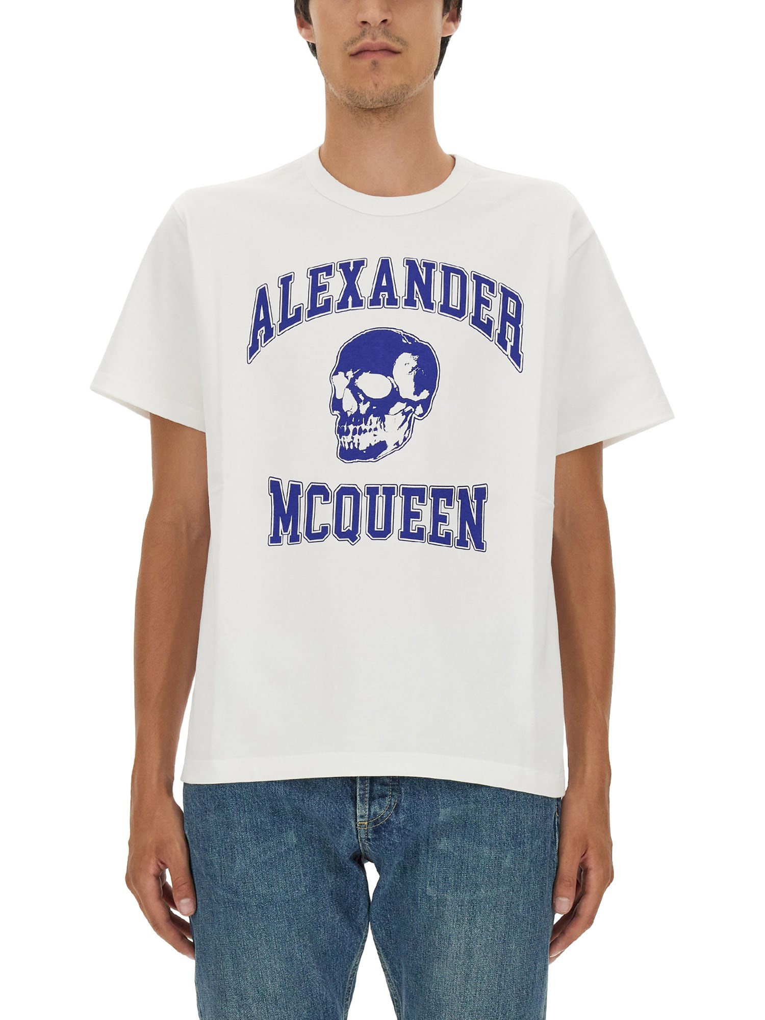 Alexander McQueen alexander mcqueen skull logo t-shirt