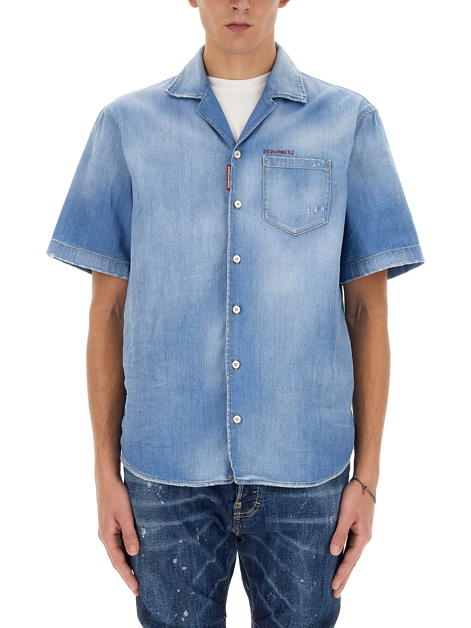 dsquared dsquared denim shirt