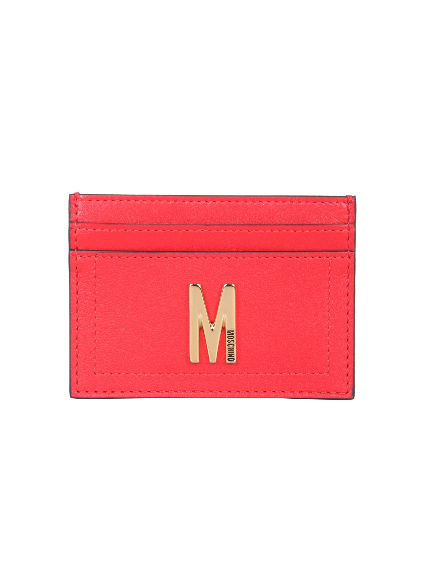 Moschino moschino leather card holder