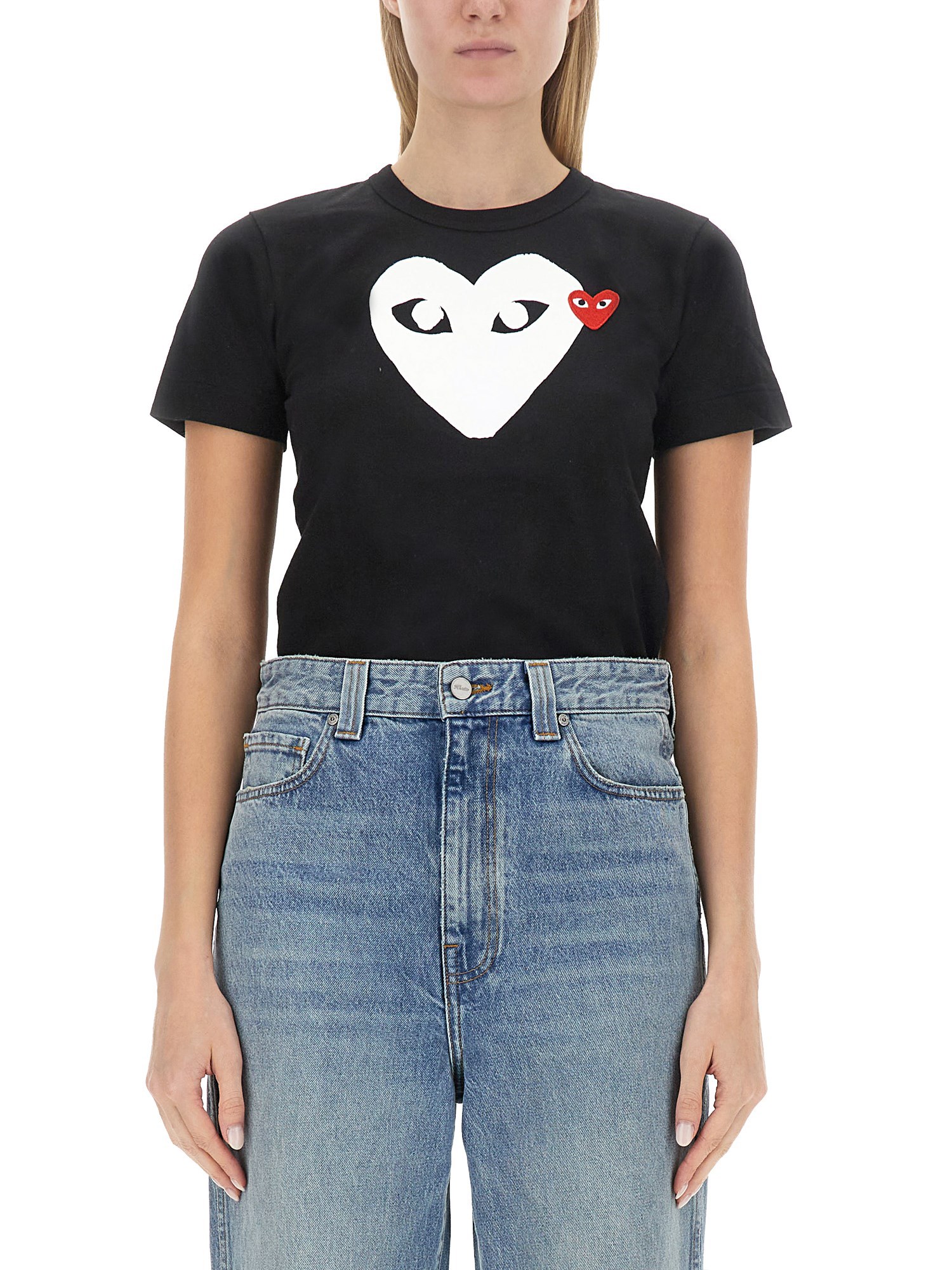 Comme Des Garçons Play comme des garcons play t-shirt with logo