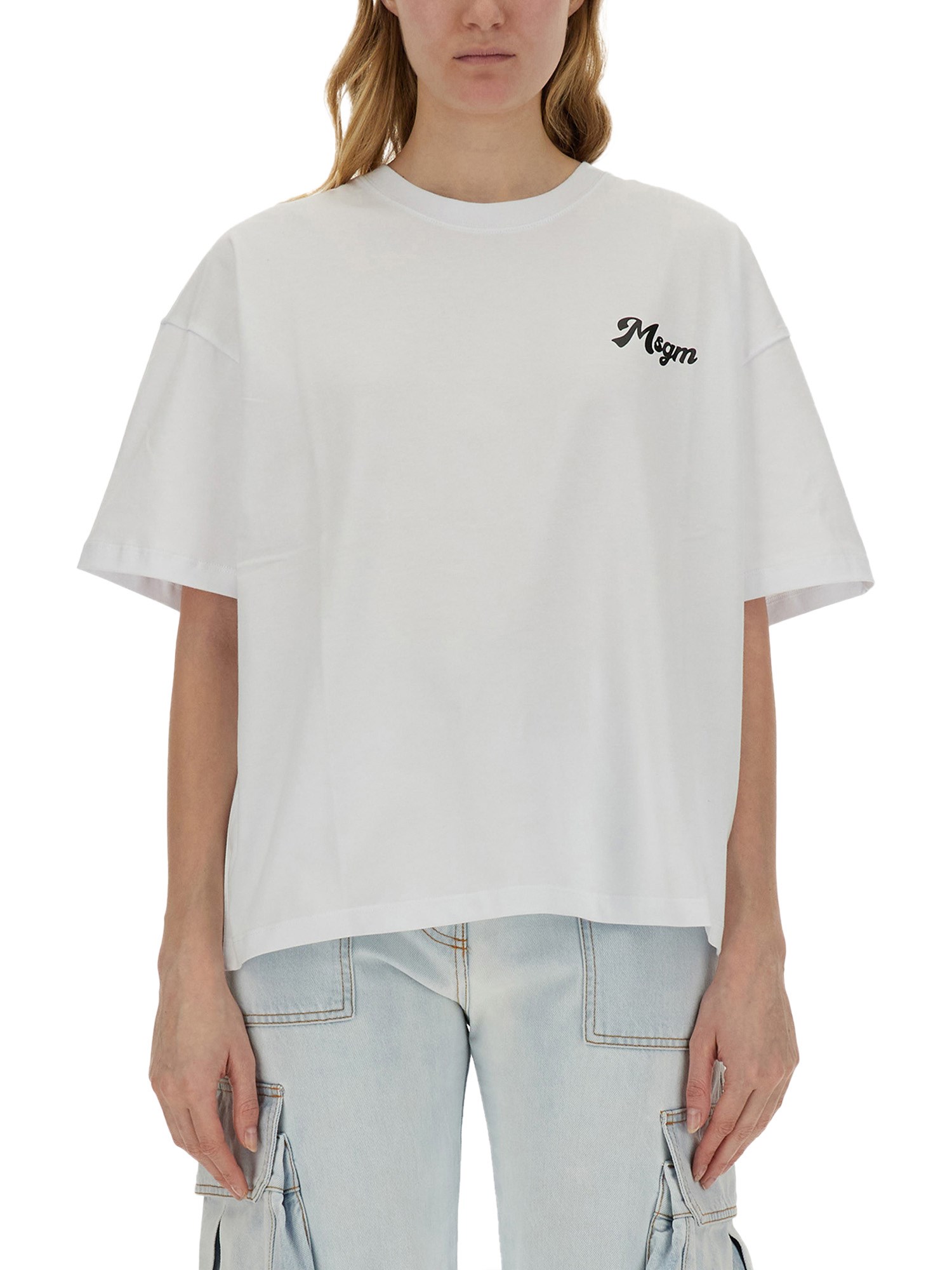 Msgm msgm t-shirt with logo