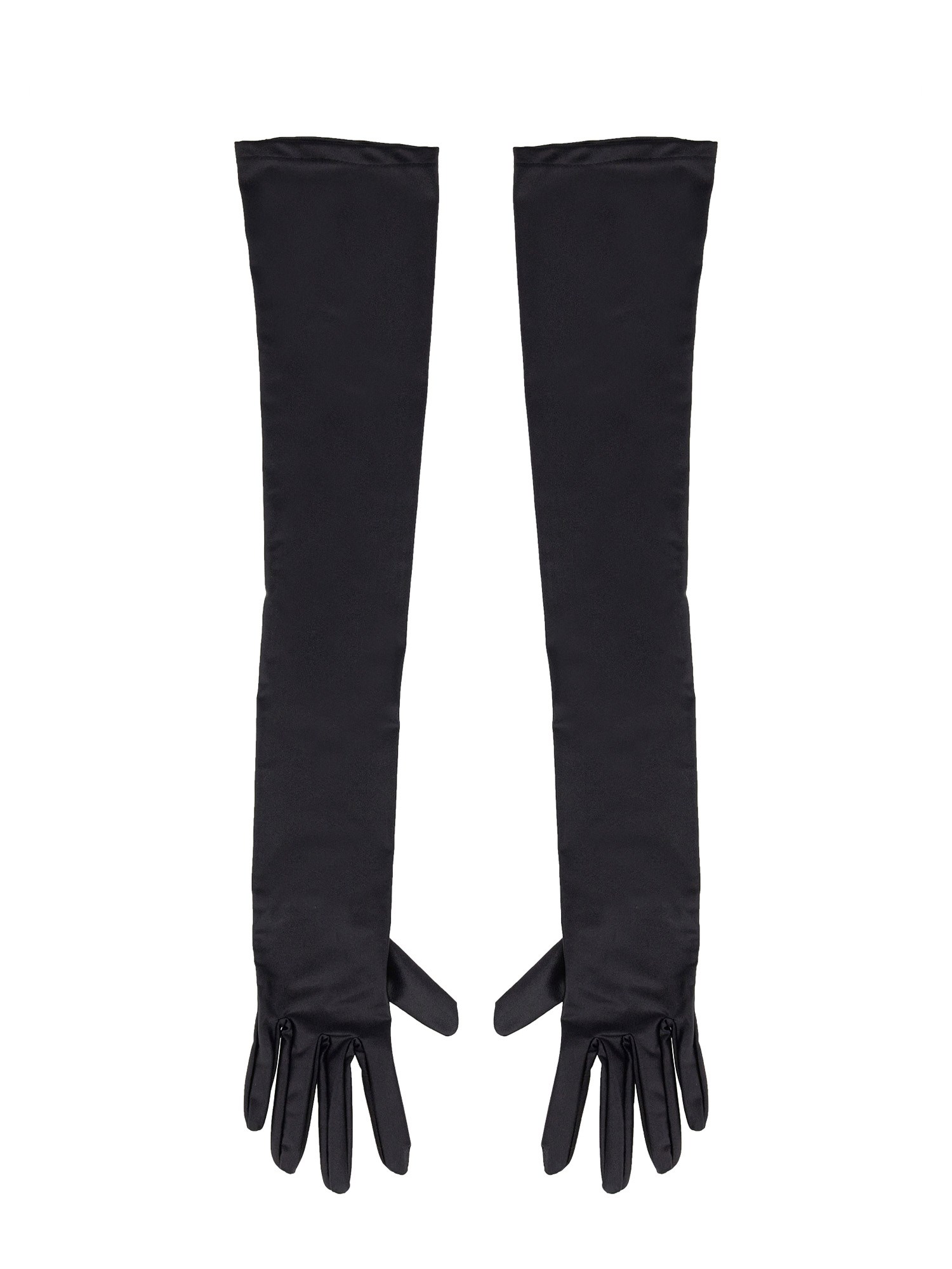 Saint Laurent saint laurent long jersey gloves