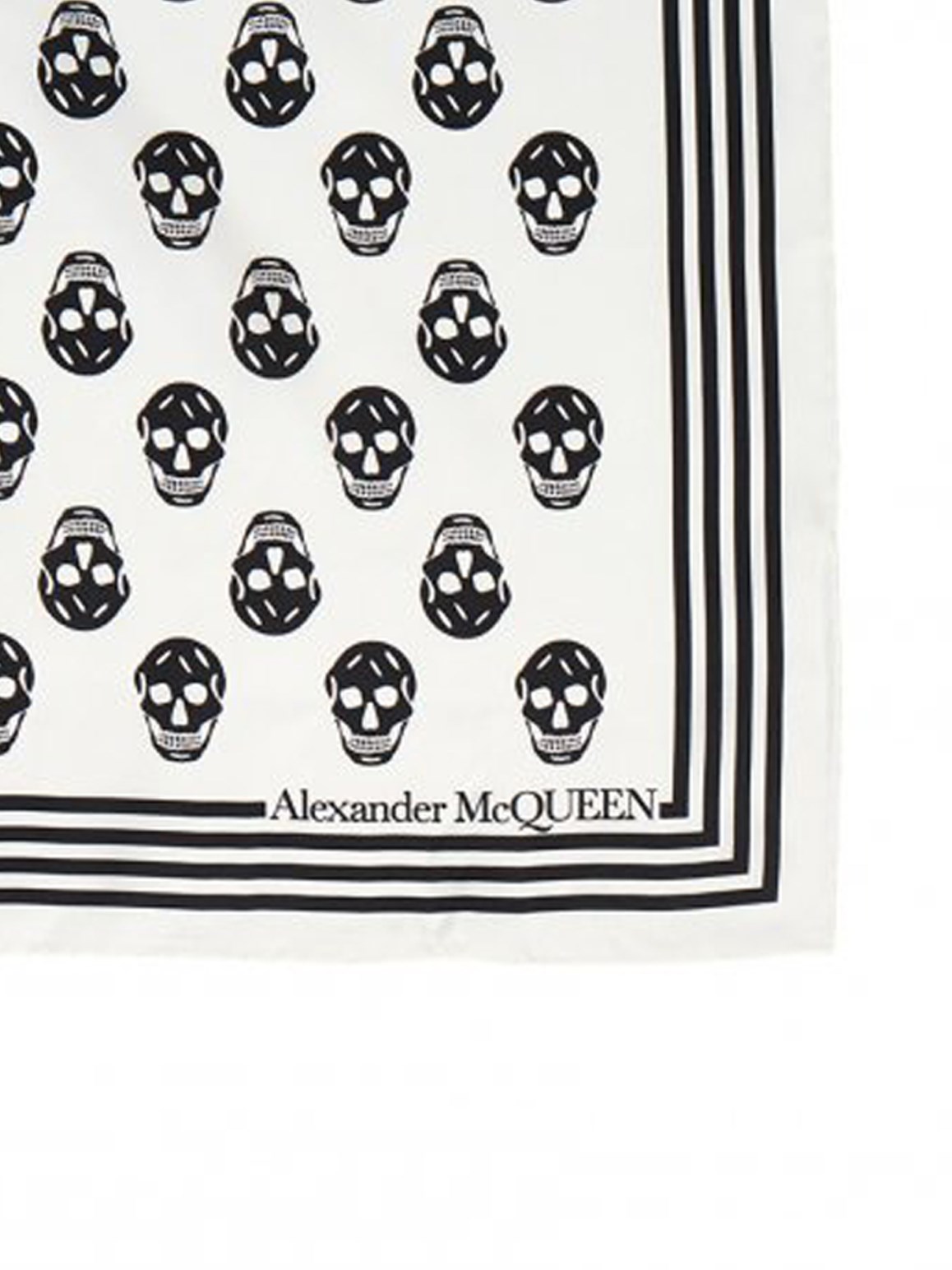 Alexander McQueen alexander mcqueen biker skull scarf