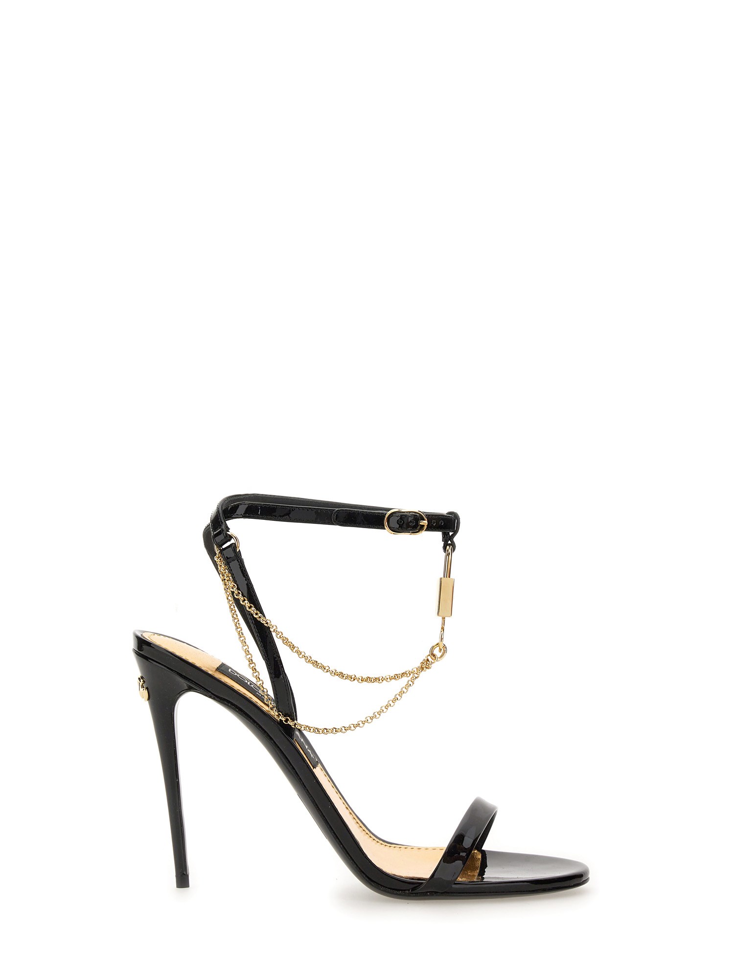 Dolce & Gabbana dolce & gabbana sandal with chain and charm