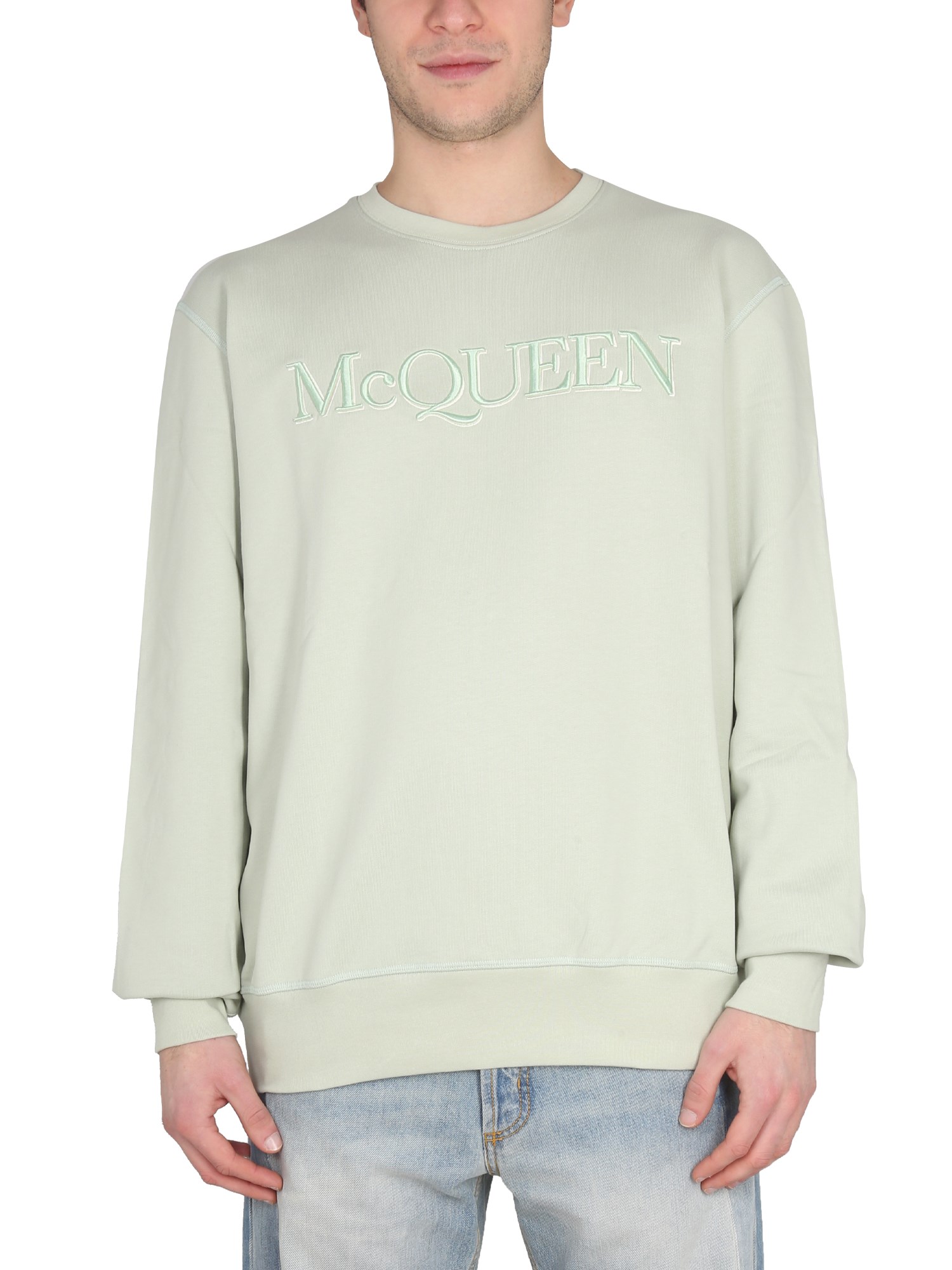 Alexander McQueen alexander mcqueen sweatshirt with logo embroidery