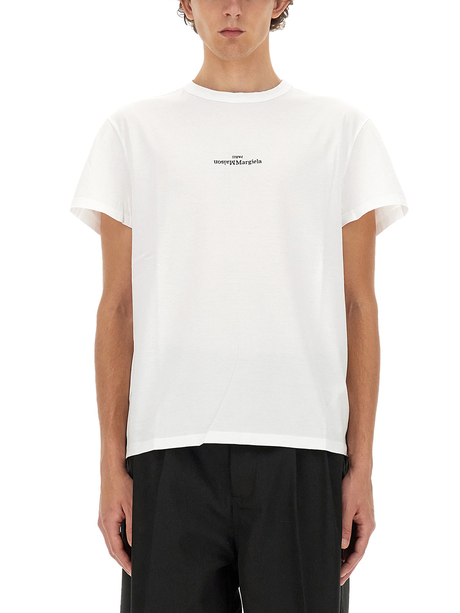 Maison Margiela maison margiela distorted logo t-shirt