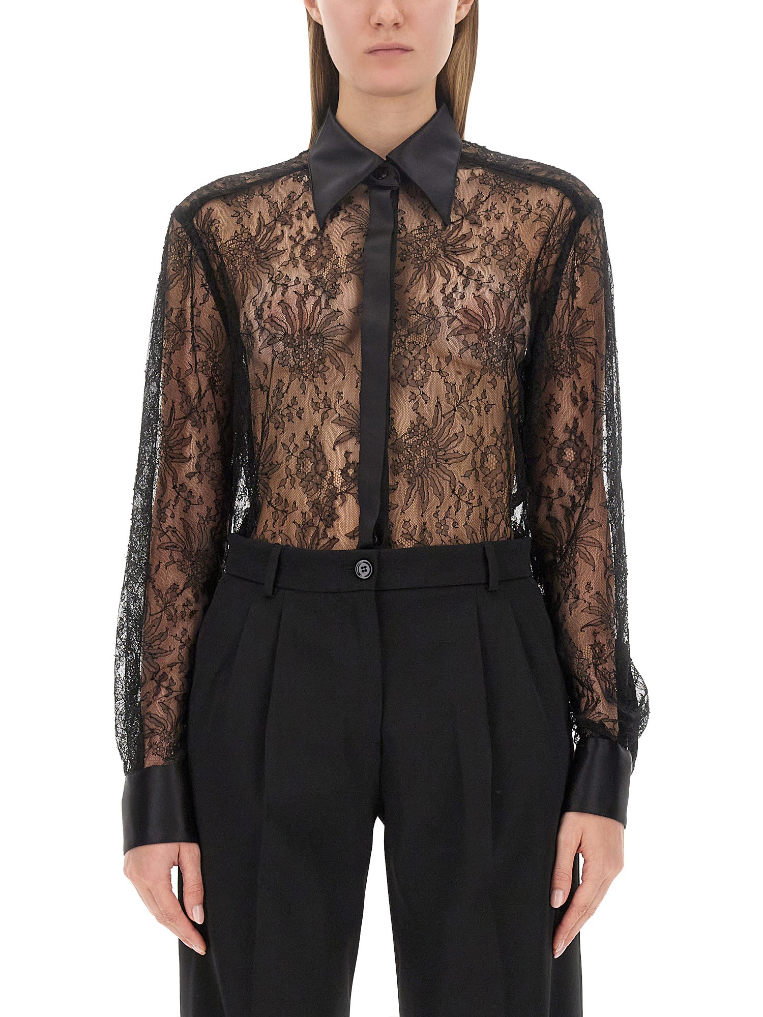 Dolce & Gabbana dolce & gabbana chantilly lace shirt