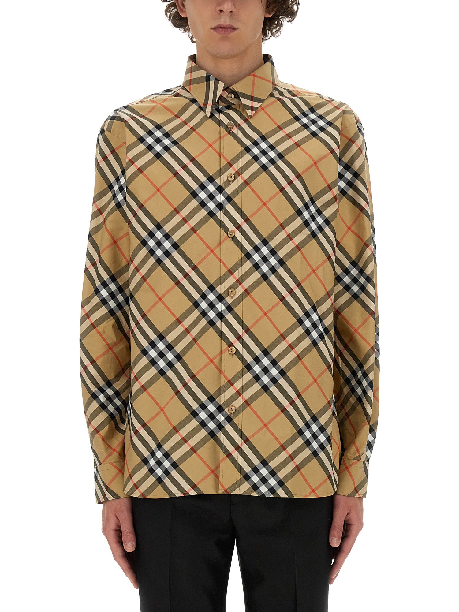 Burberry burberry cotton check shirt