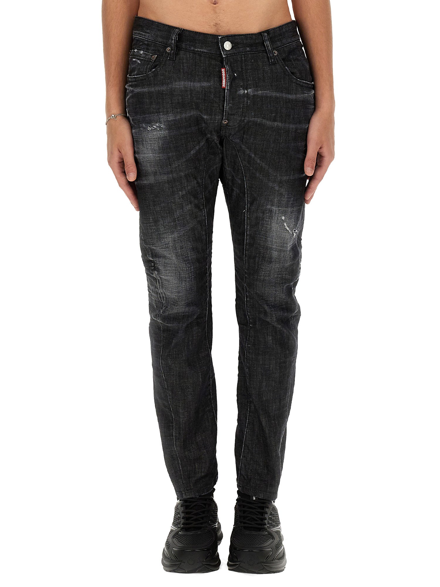 dsquared dsquared tidy biker jeans