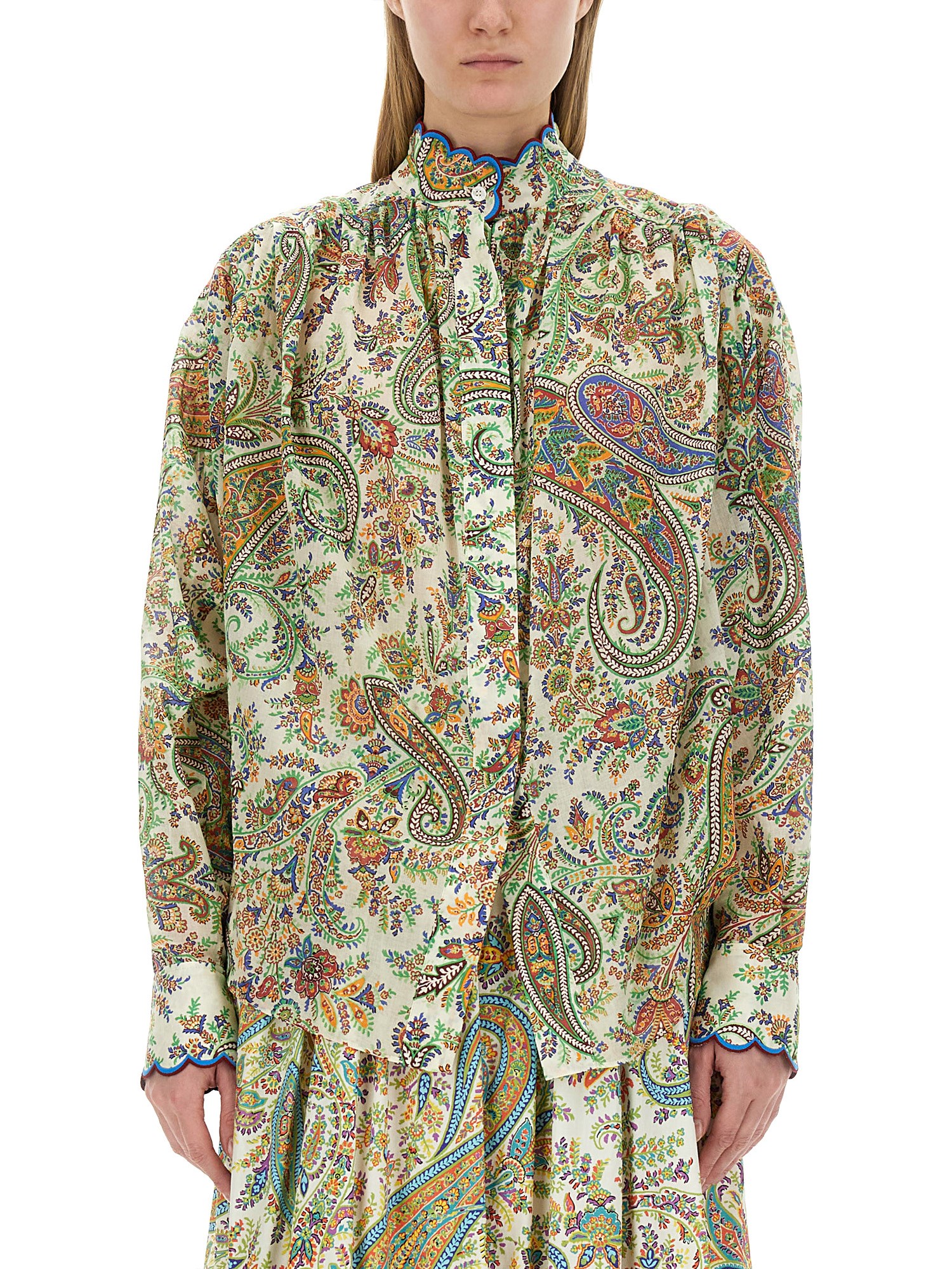 Etro etro paisley print blouse