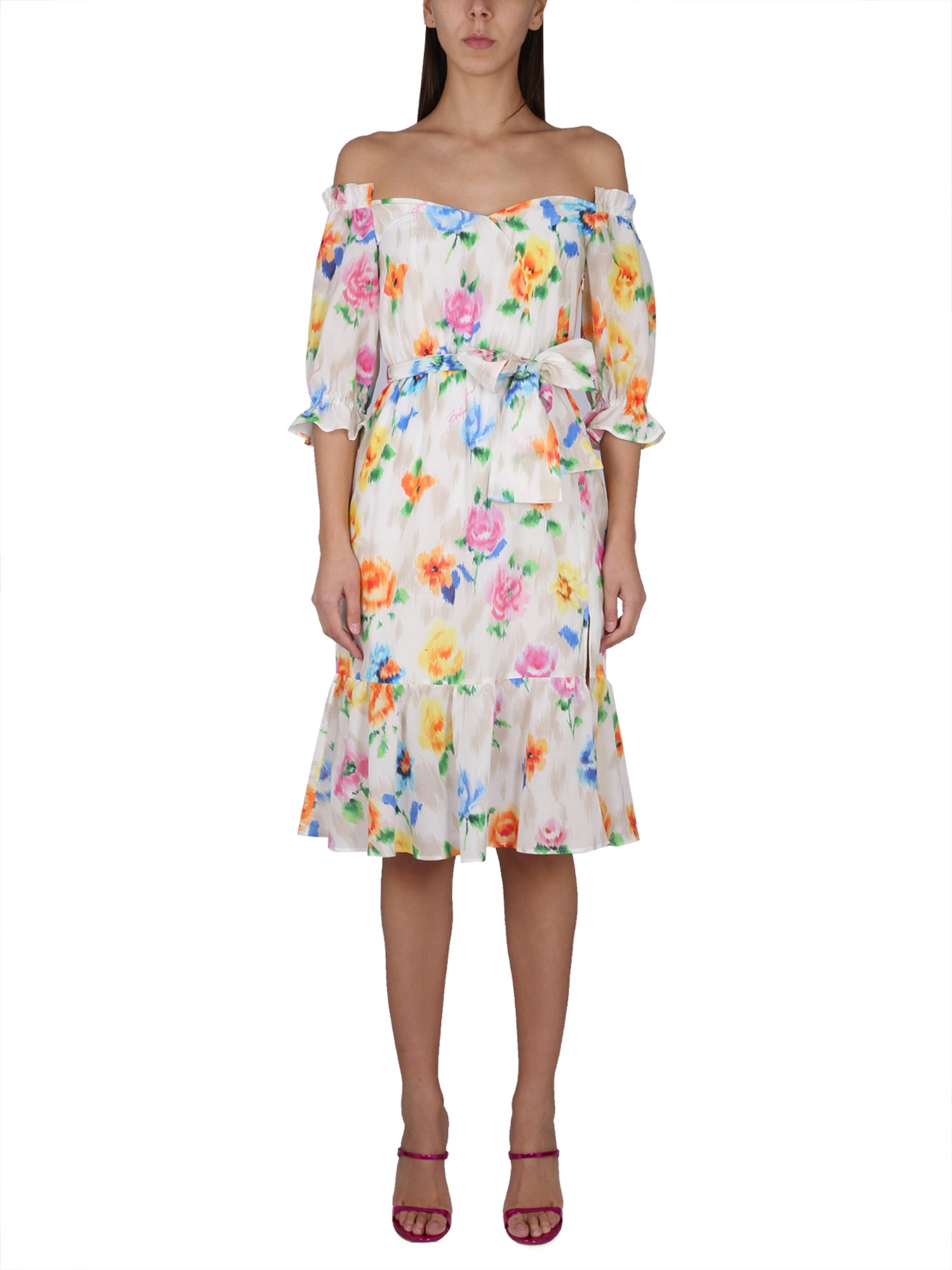 Boutique Moschino boutique moschino dress with floral pattern
