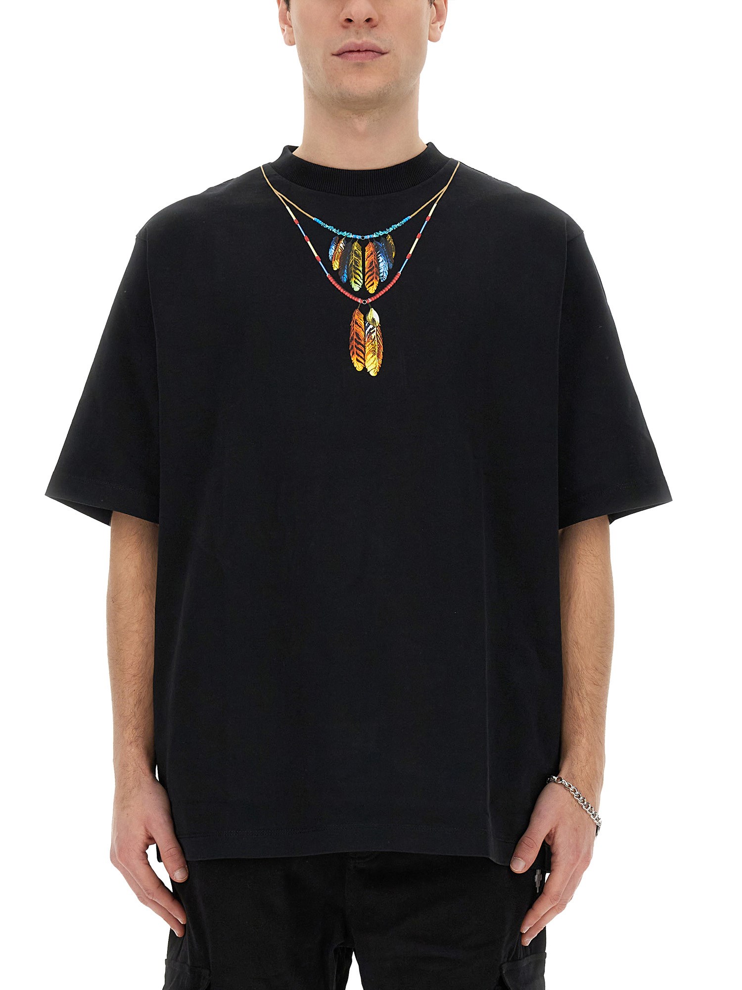 Marcelo Burlon County Of Milan marcelo burlon county of milan logo print t-shirt