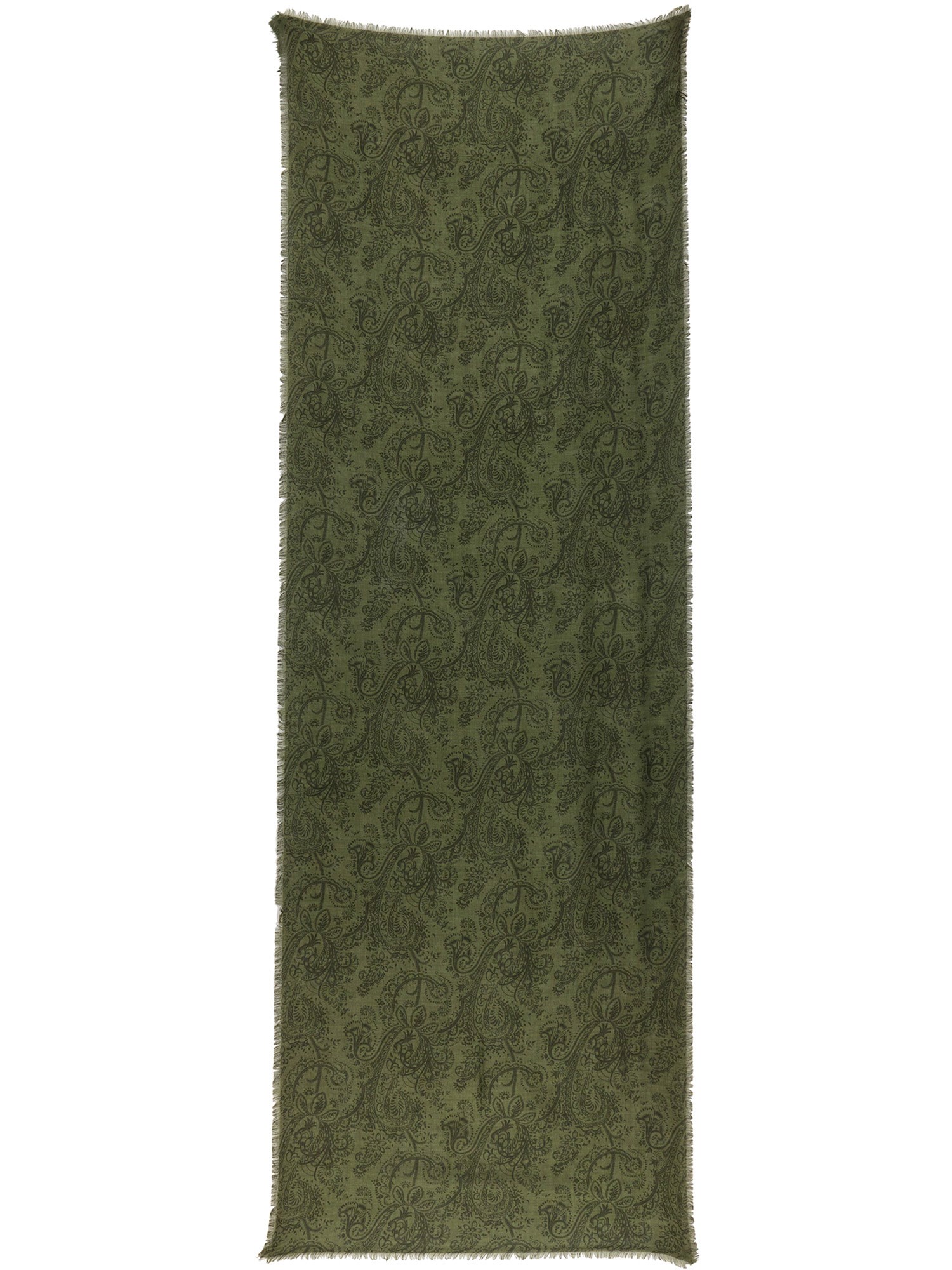 Etro etro wool blend paisley scarf