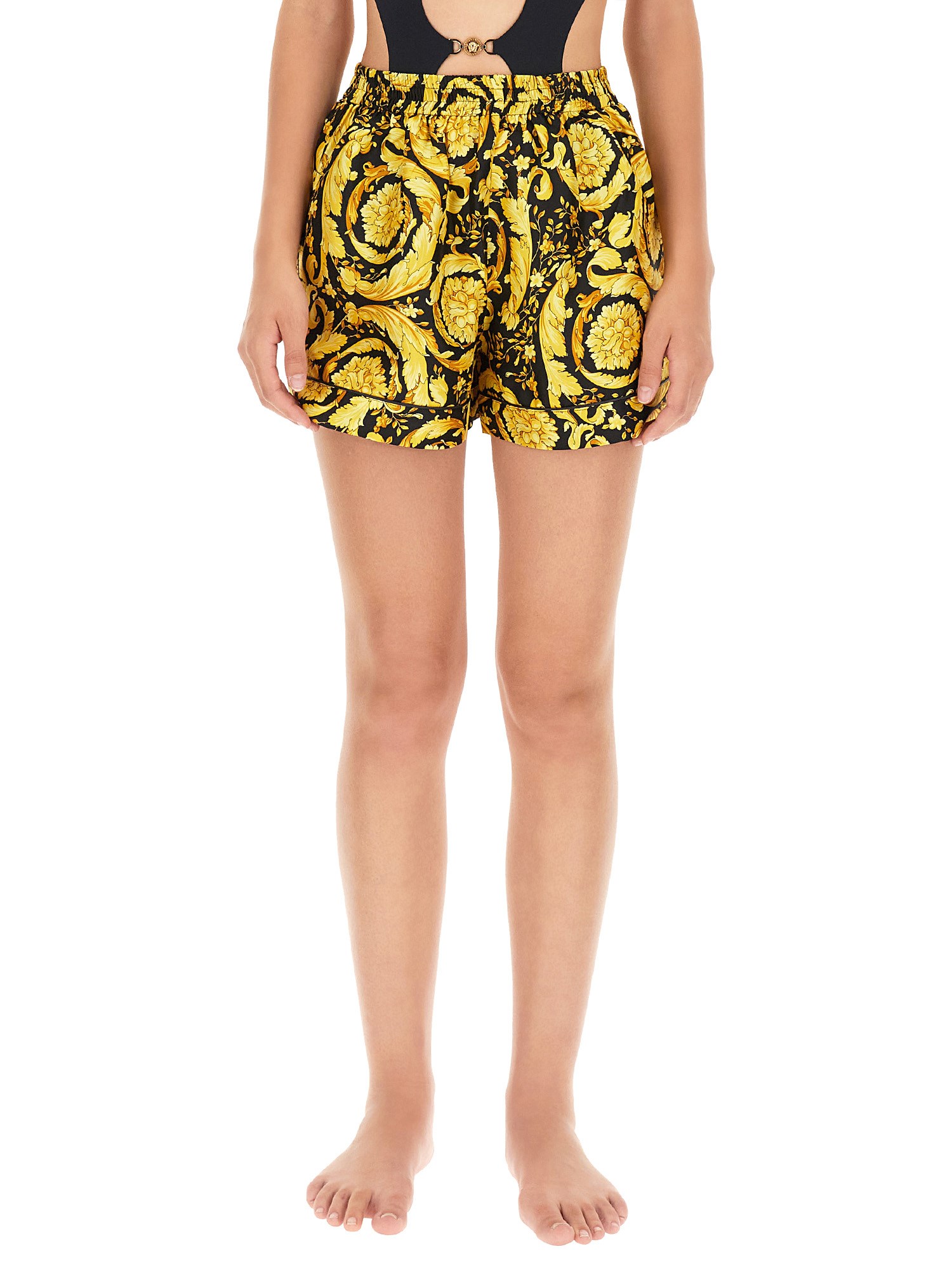 Versace versace silk pajama shorts