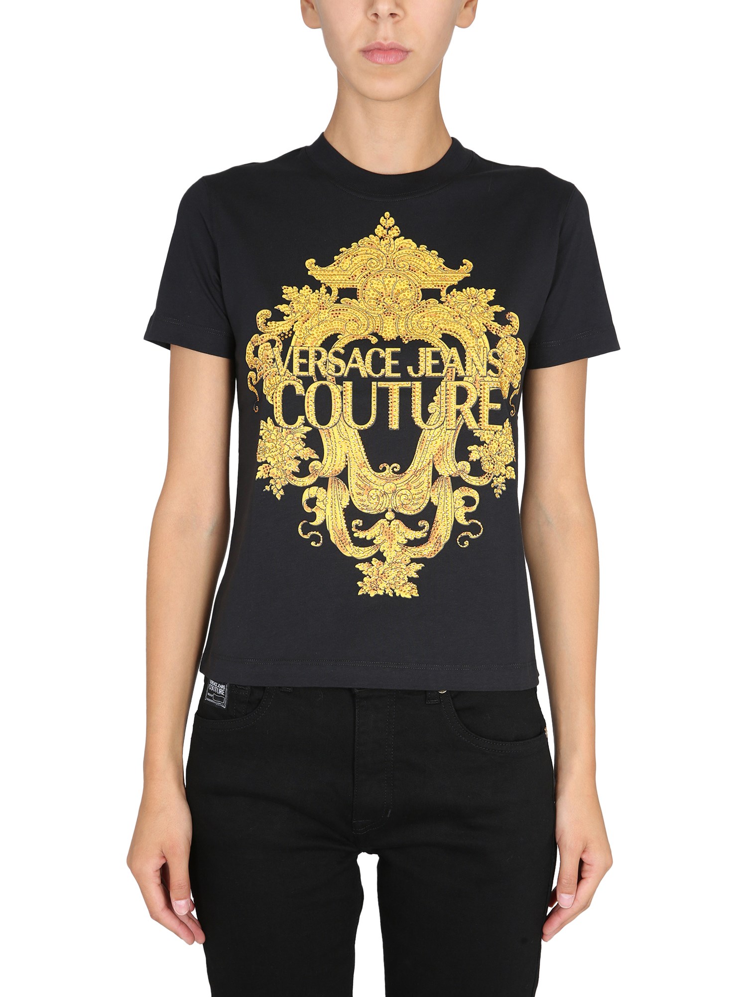 Versace Jeans Couture versace jeans couture baroque print t-shirt